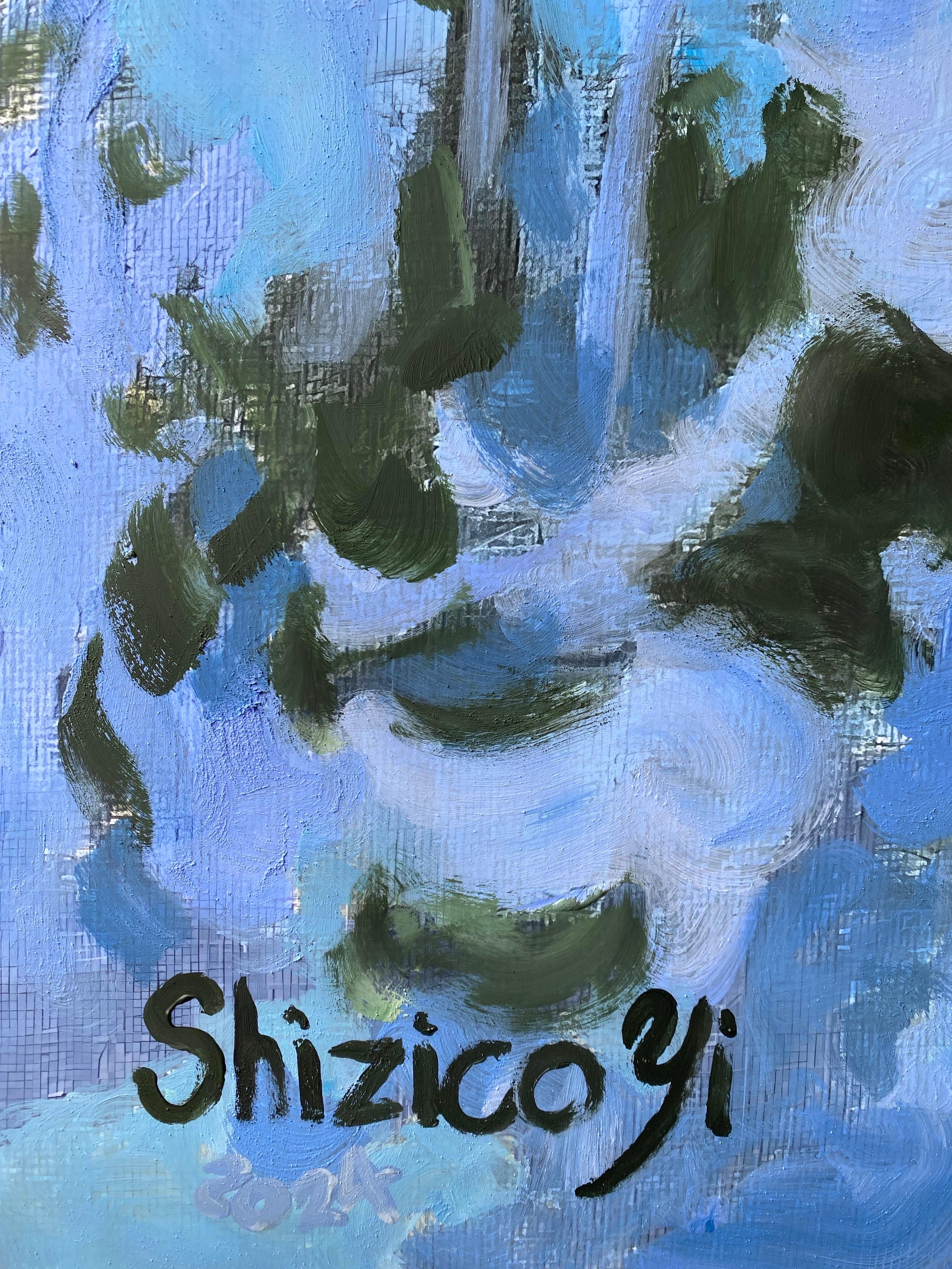 Hand-Painted Large Artist Proof-Summer Night-British Awarded Artist-One Off - Print by Shizico Yi
