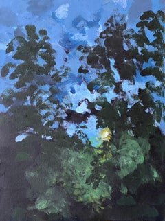 Pintado a mano One Off Proof-The Night-British Awarded Artist-Plein Air in evening