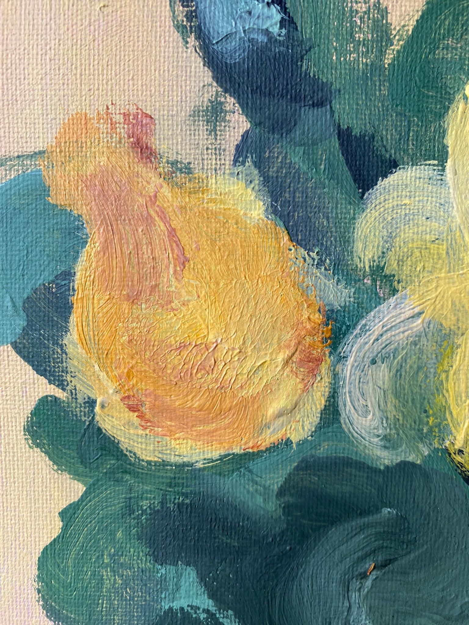 Hand painted Artist Proof-Rare LargeSquare format-British AwardedArtist-Rosarian For Sale 5