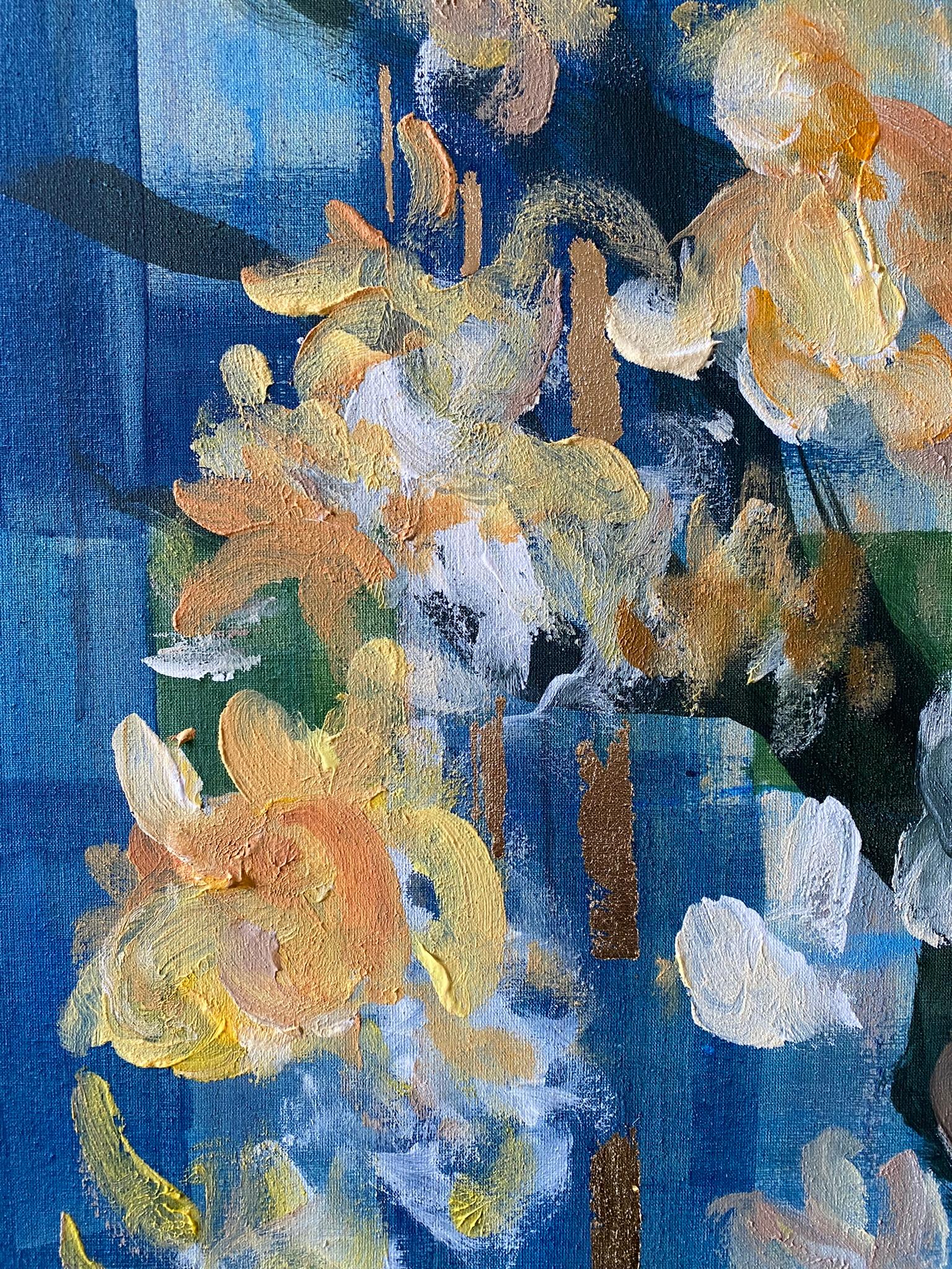 Hand painted Large Artist Proof-Magnolias-Weaver Series-British Awarded Artist 10