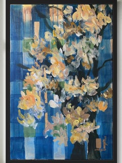Hand painted Large Artist Proof-Magnolias-Weaver Series-British Awarded Artist