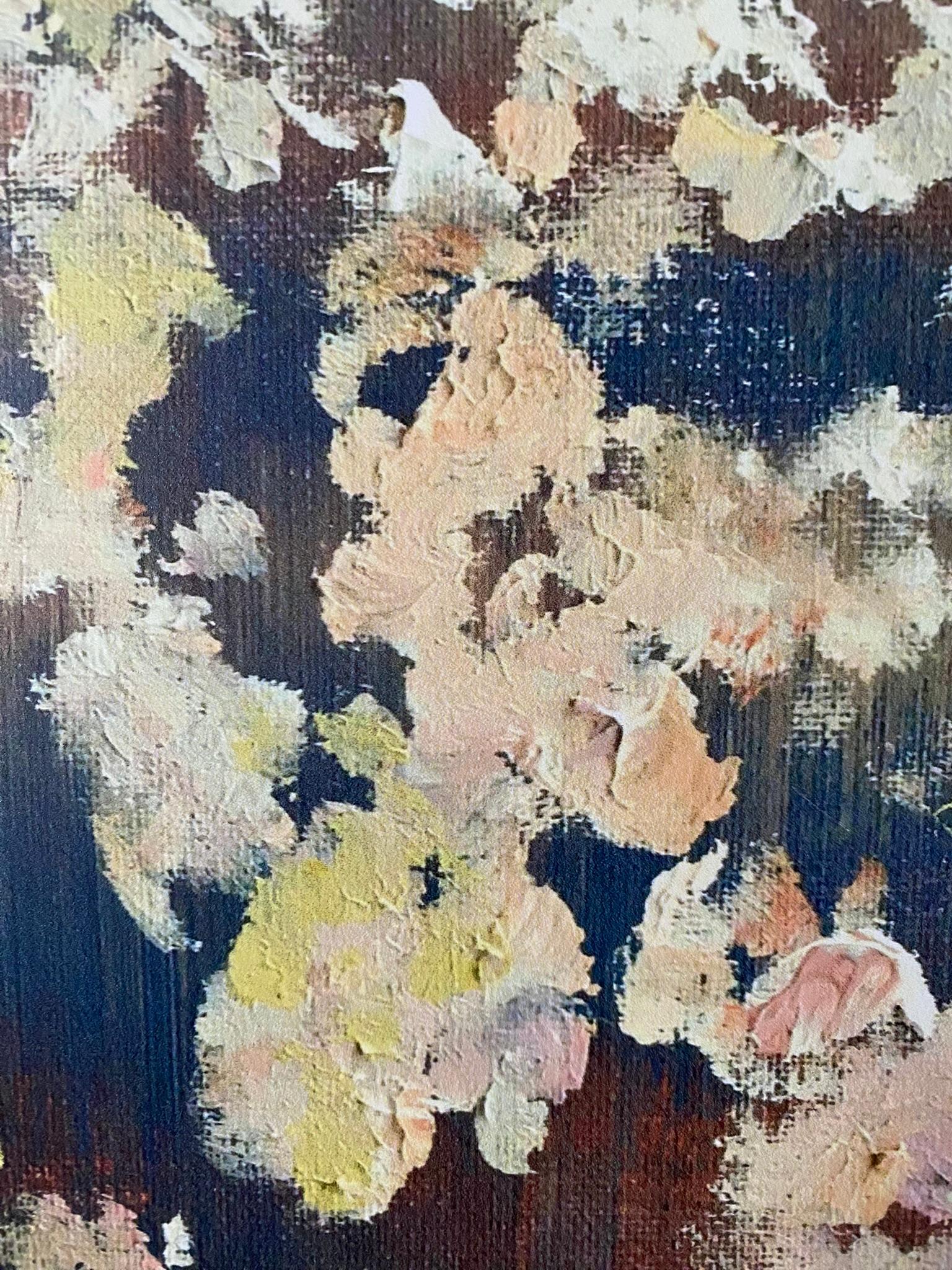 This painting captures the early spring in Shizico Yi’s garden, where the Cherry Prunus stands as the season’s first joyful announcement. Painted en plein air, it reflects the raw freshness of early spring—when winter’s chill still lingers, but the