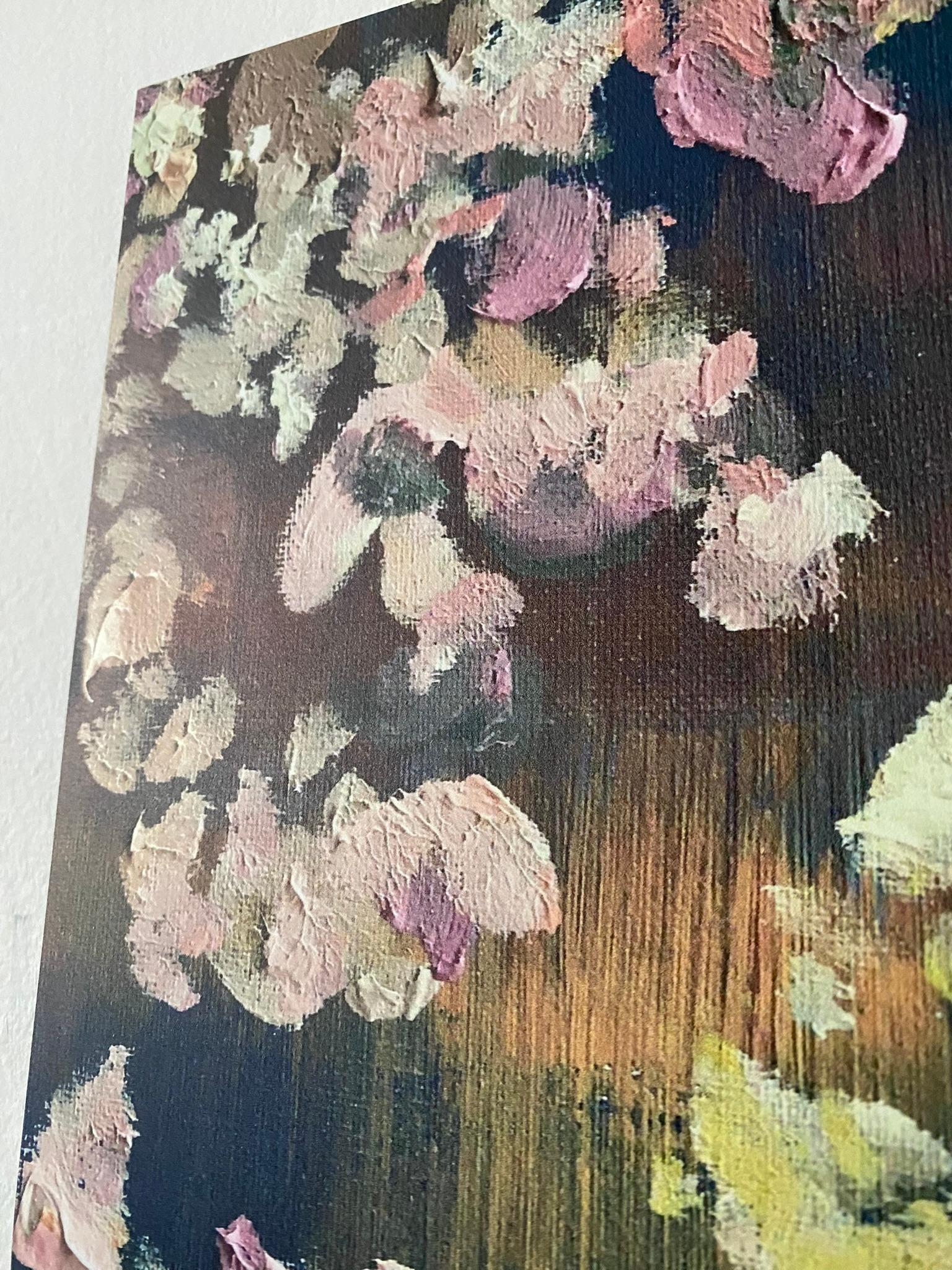 London Sakura Limited Edition #1-gold leaf-abstract-expression-UK awarded artist 8