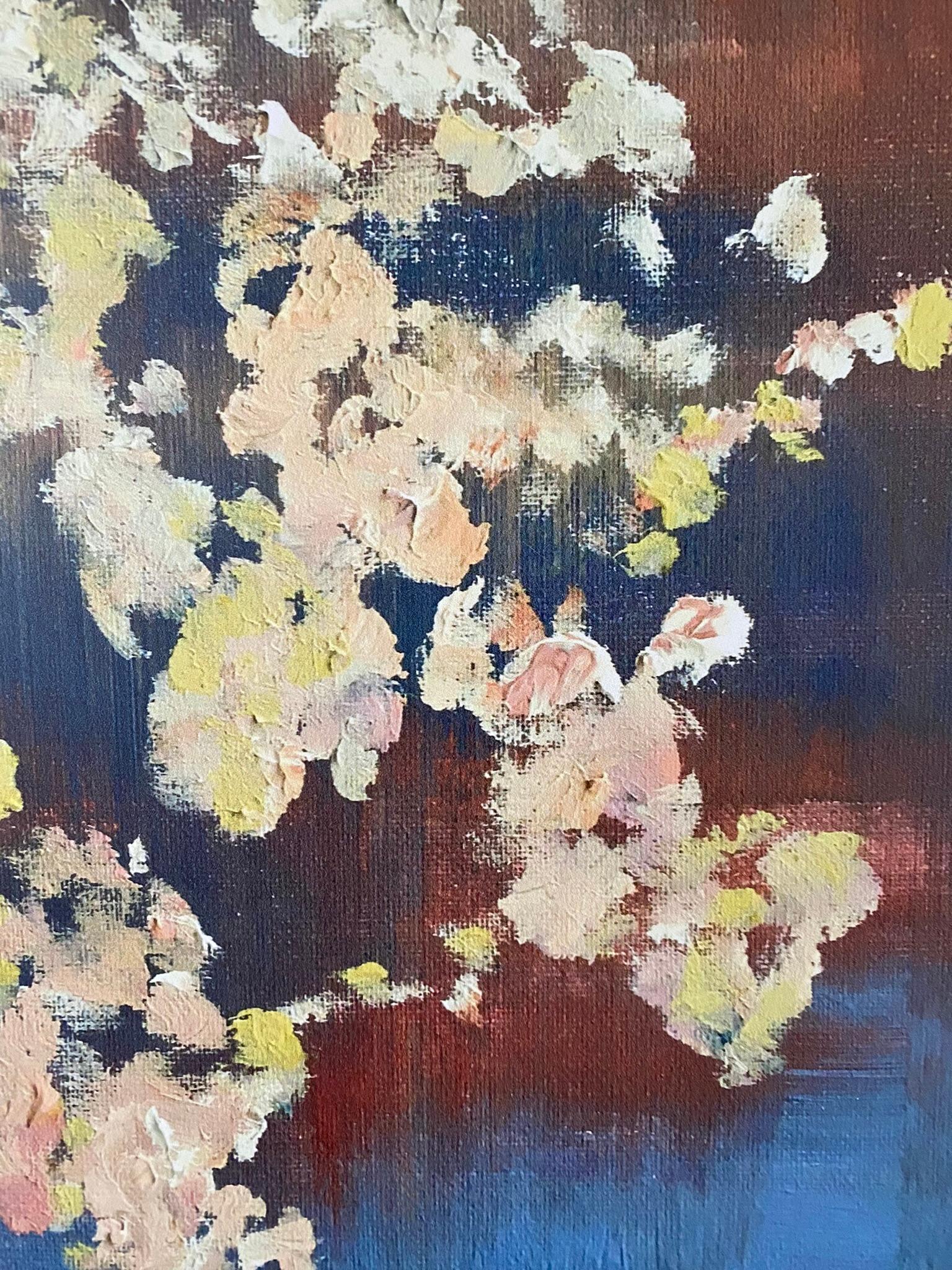 London Sakura Limited Edition #1-gold leaf-abstract-expression-UK awarded artist For Sale 6