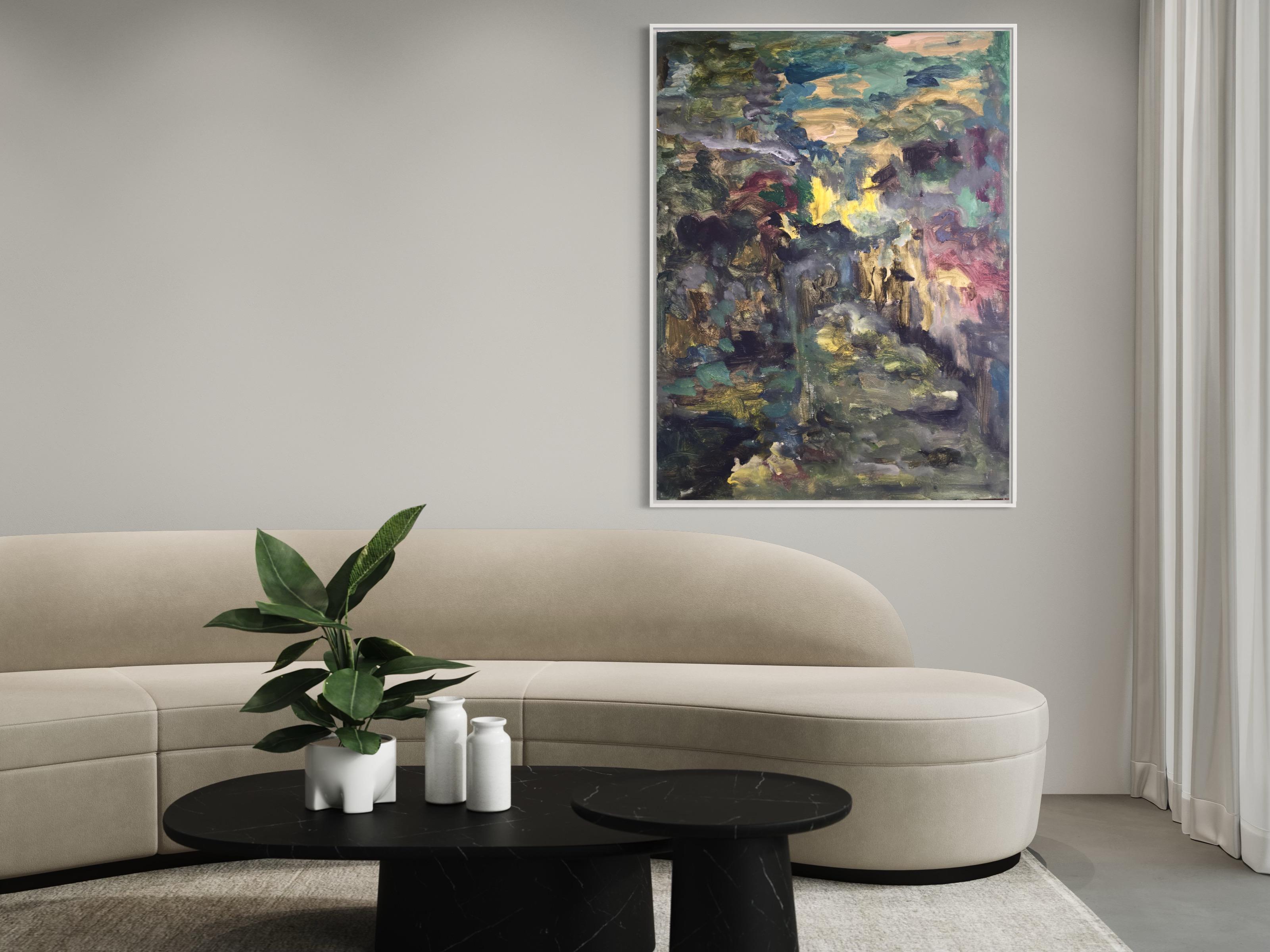 Large Edition-Summer Night, Abstract, Rare Limited Edition#3, UK Awarded Artist For Sale 2