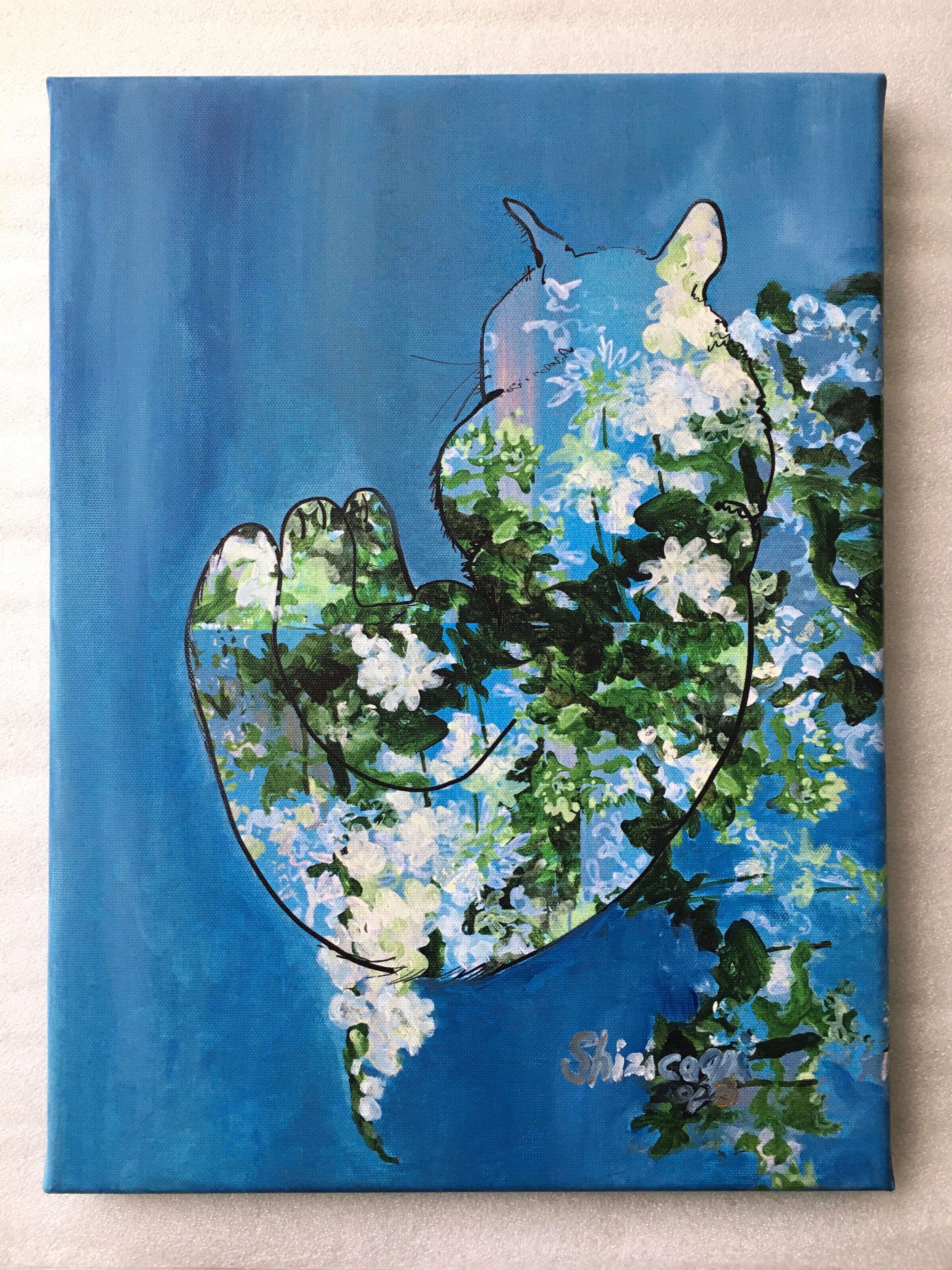 The Essence of Things -the Cat Series No 2 - Print by Shizico Yi