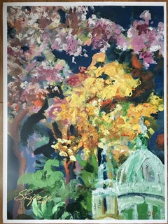 The Sunshine Factory, abstract, rare large Artist Proof#1, sakura in london