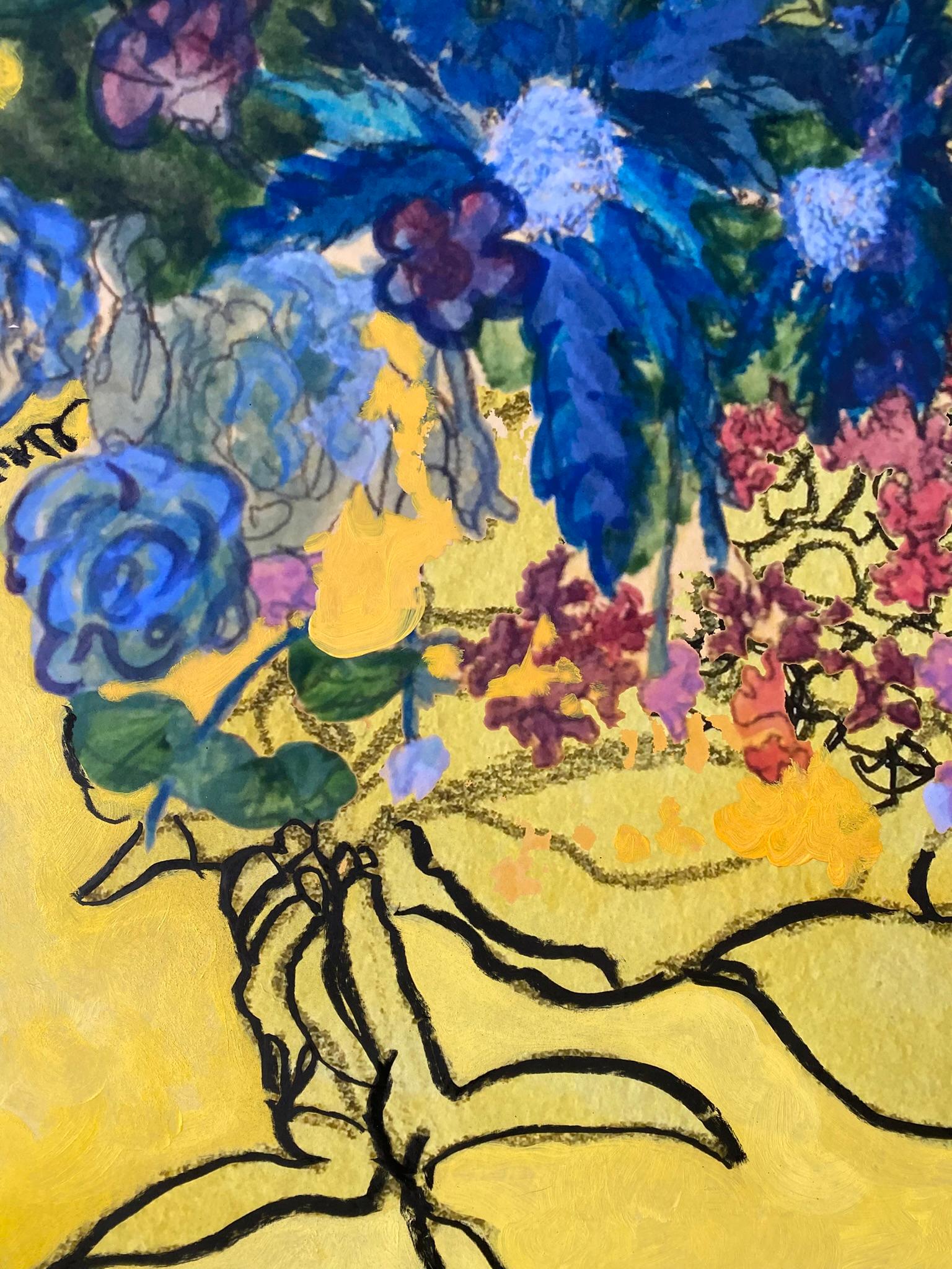 XL-Hand Drawn-Painted One Off Edition-Constant Gardener-British Awarded Artist For Sale 12