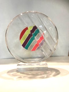 Lucite Center Table Sculpture by Shalomi Hazi