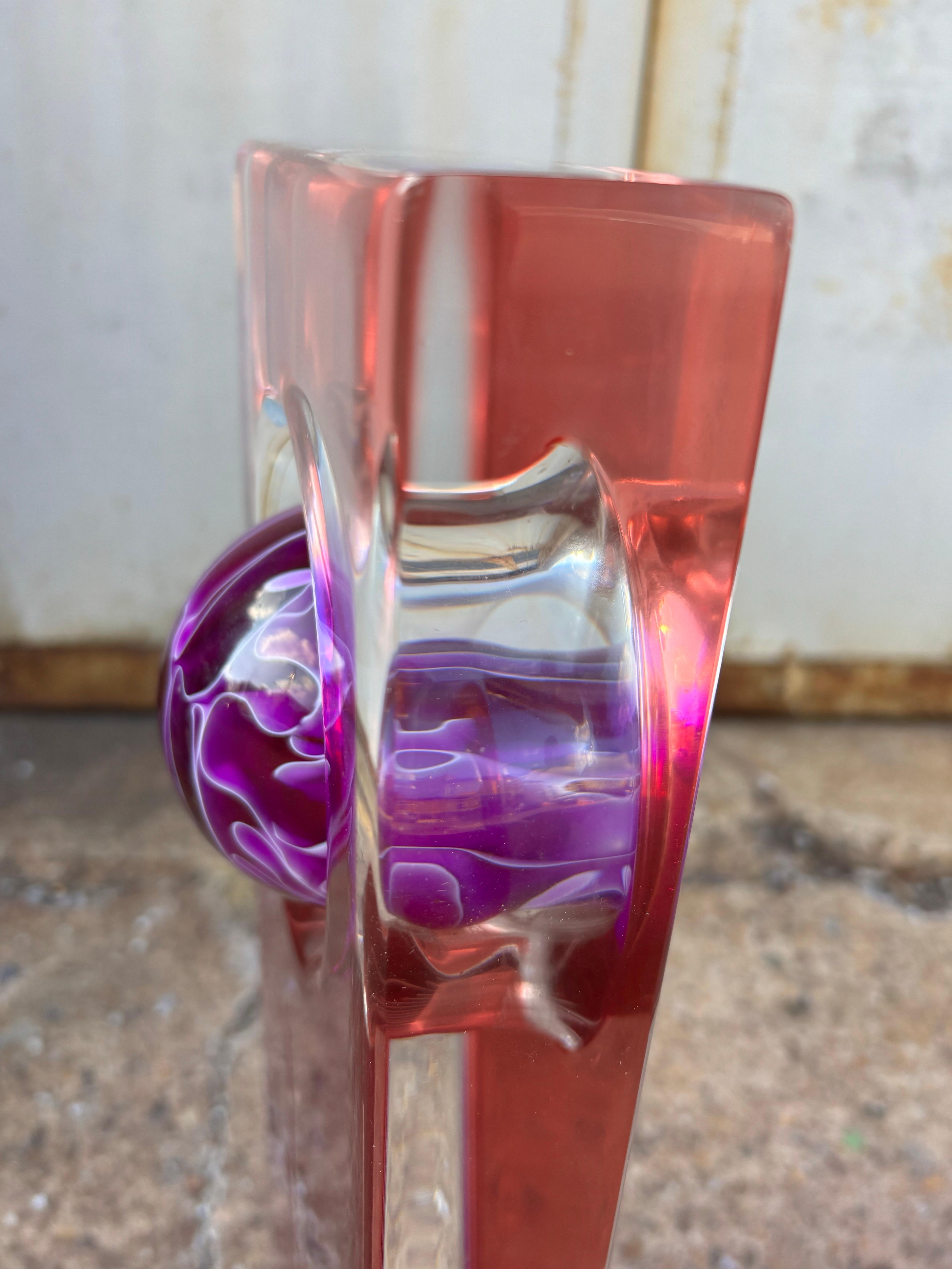 Americano Shlomi Haziza Colorful Lucite Sculpture in vendita