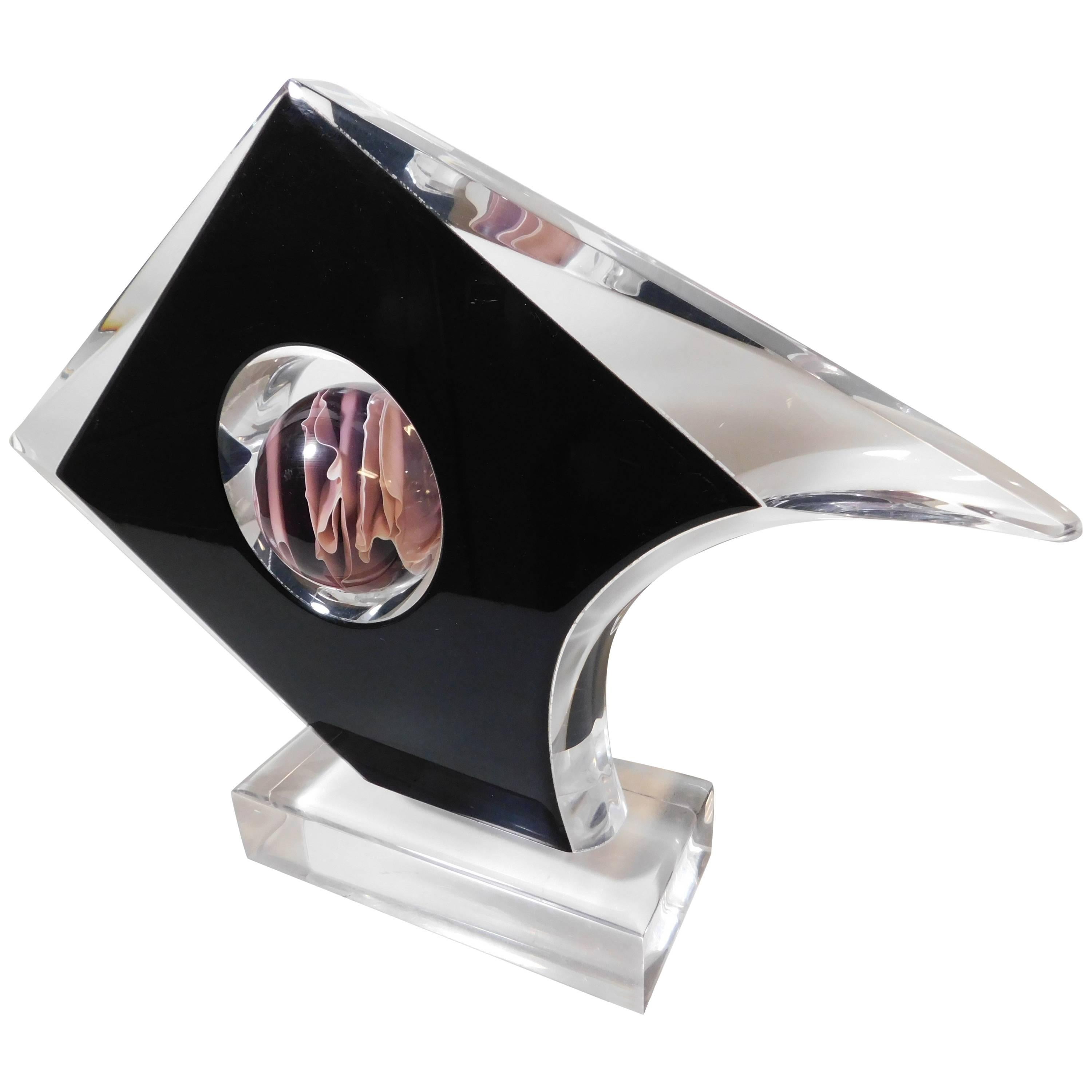 Shlomi Haziza Mid-Century Modern Abstract Lucite Sculpture