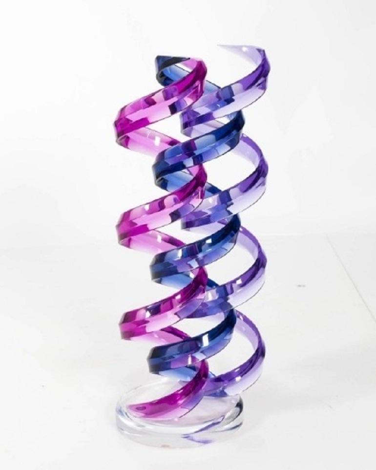 Triple Helix Abstract Sculpture by Shlomi Haziza In Good Condition In South Salem, NY