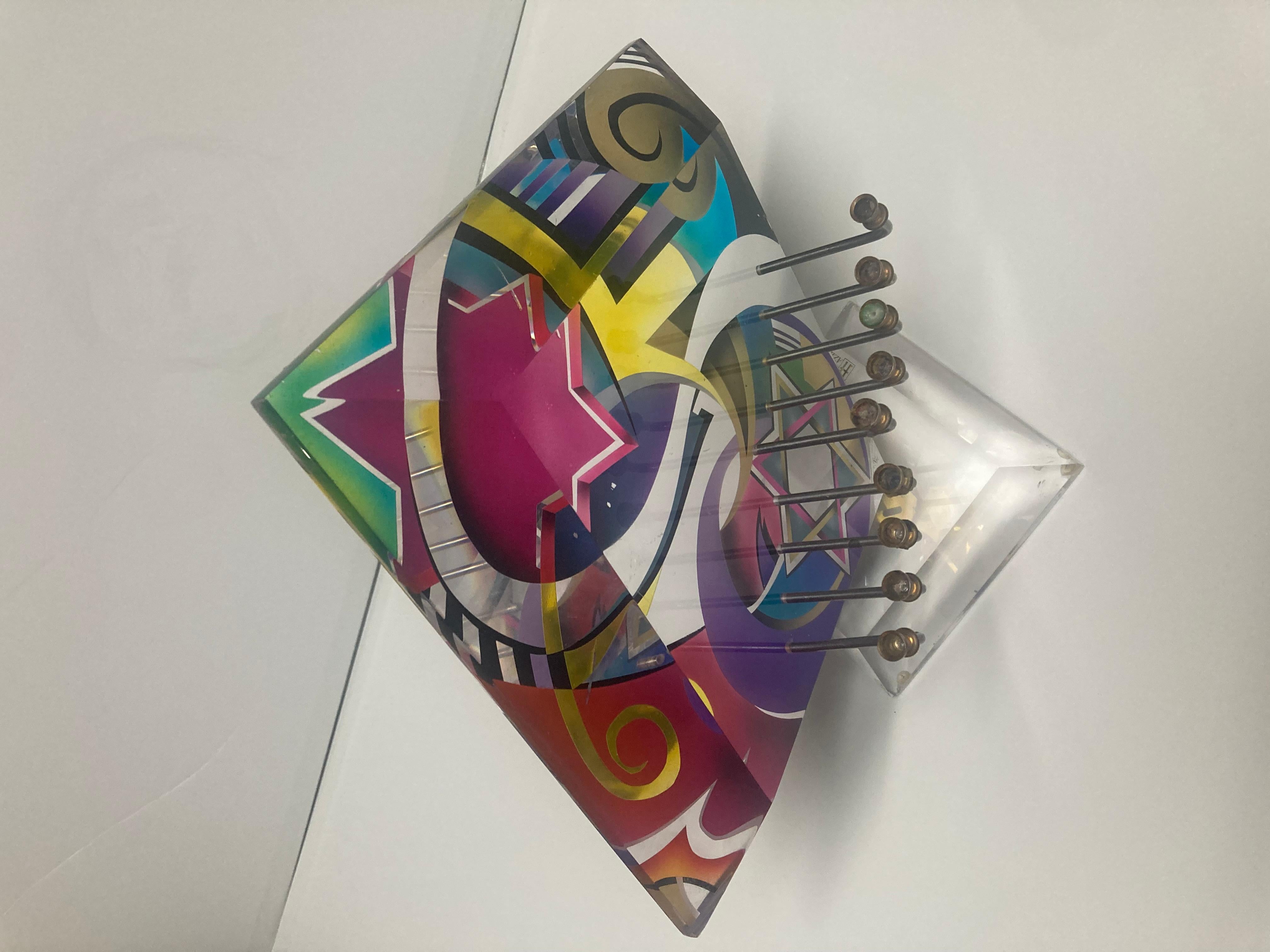 “Lucite Menorah” 5
