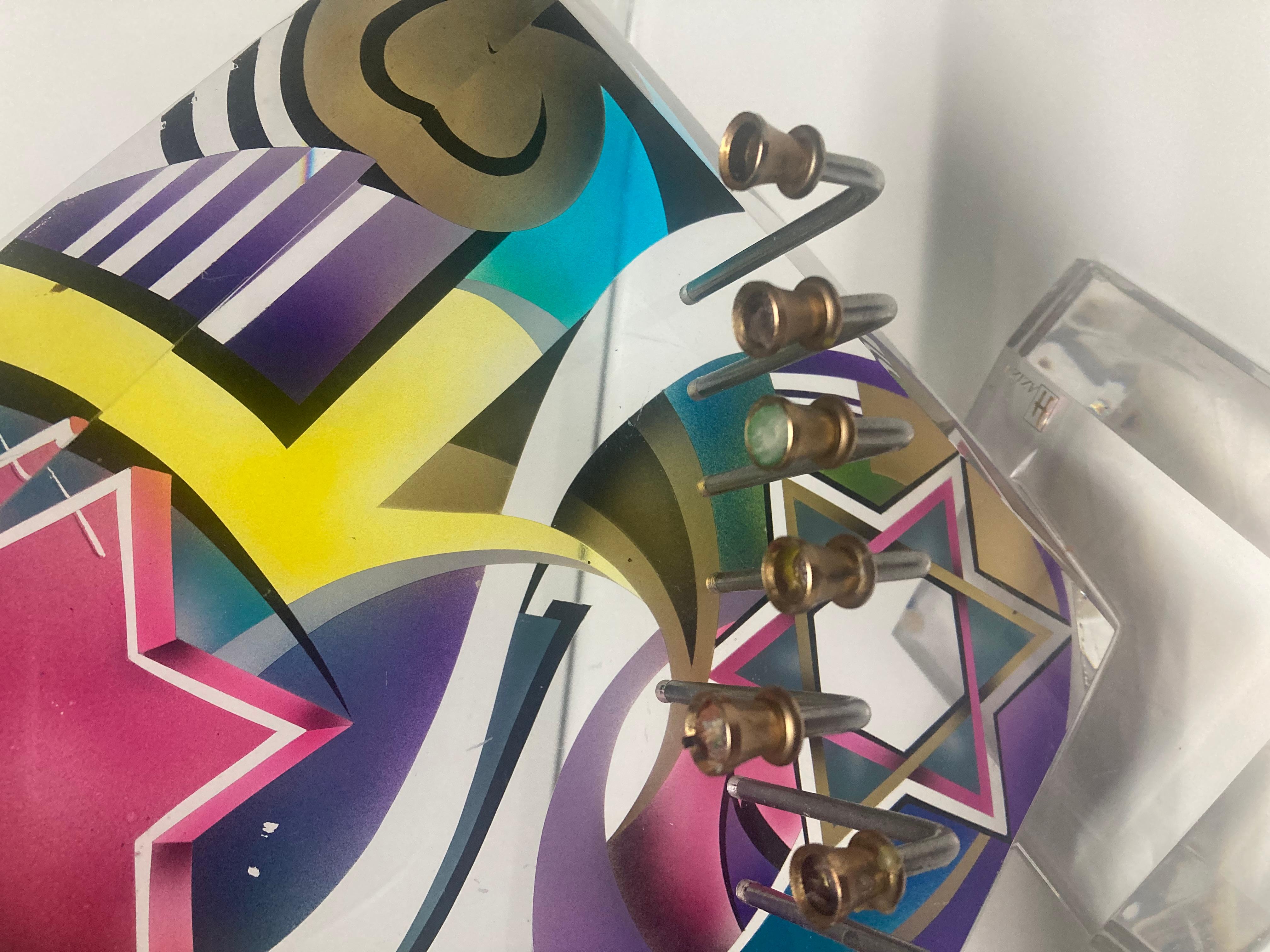“Lucite Menorah” 6