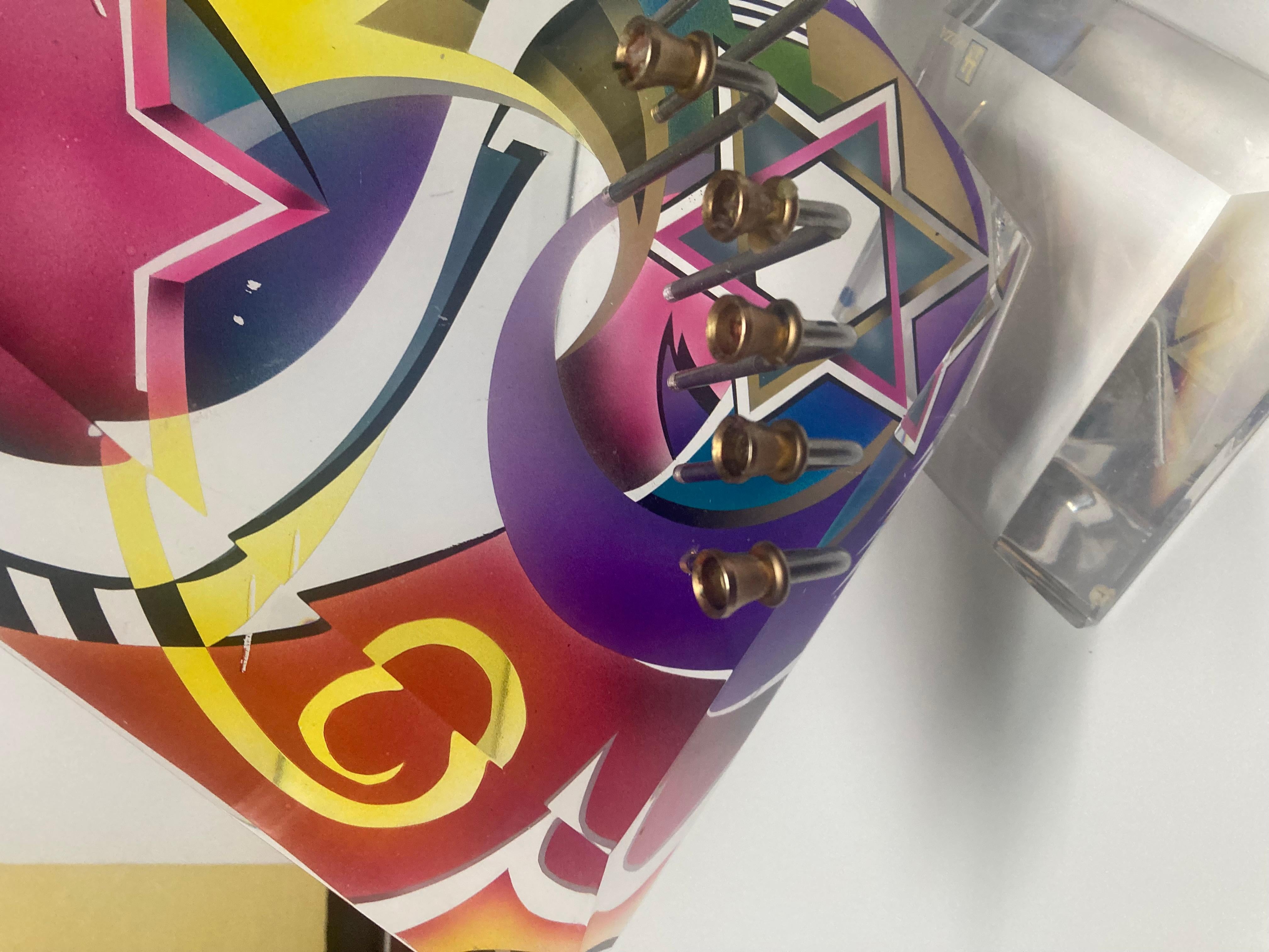 “Lucite Menorah” 7