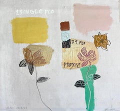Wo stille Dinge wachsen - abstrakte vs. figurative Malerei, 87 × 95 cm