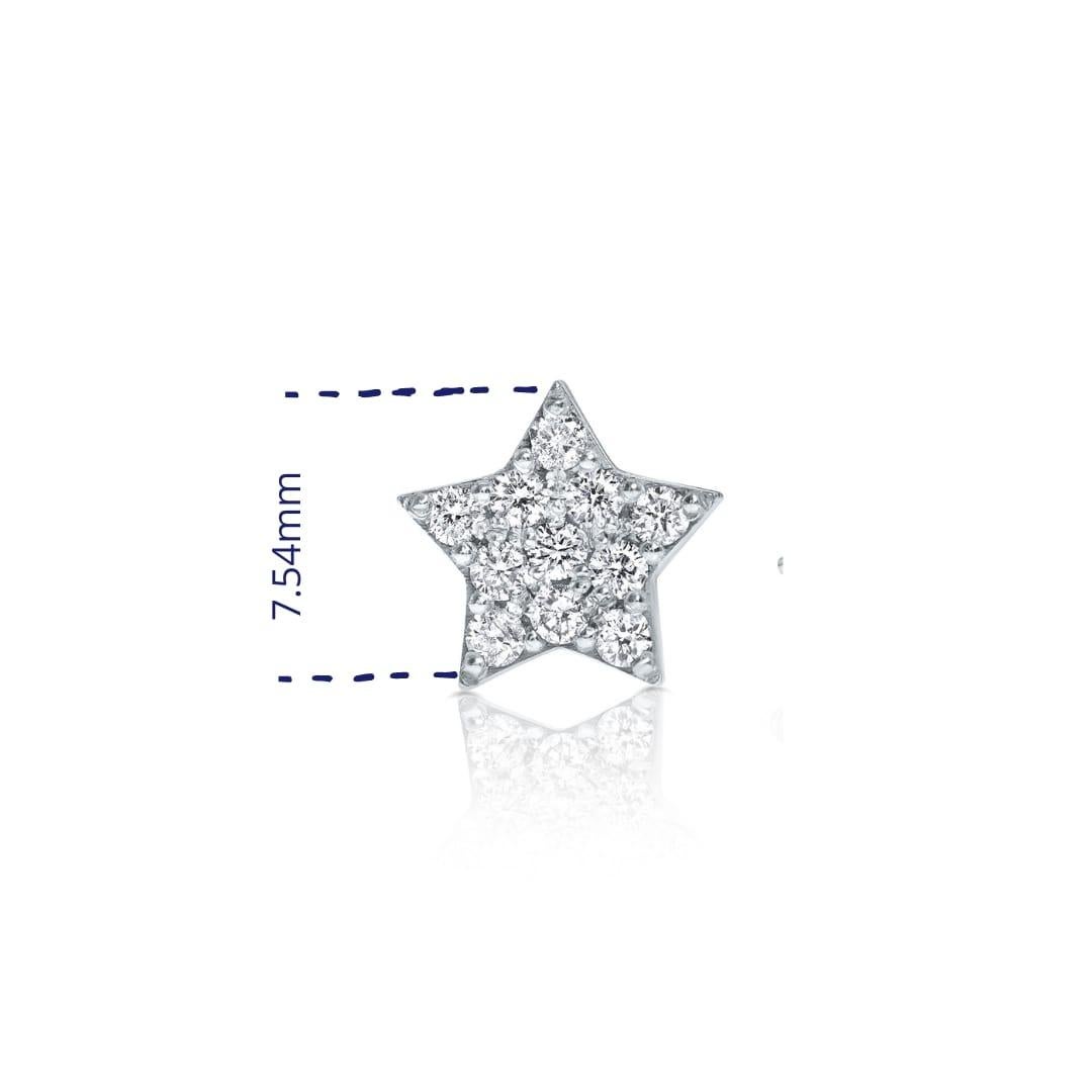 large star stud earrings