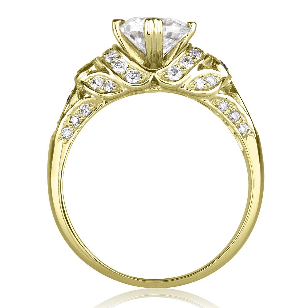 Shlomit Rogel, 0.50 Carat Afrodita Diamond Ring In 14K Yellow Gold 

AFRODITA  diamond ring combines heritage and modernity - perfect for any woman with a strong sense of personal style and a love to all that is vintage. 
This beautiful diamond ring