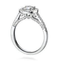 1.62 Carat GIA Certified Diamond Ring in 18 Karat White Gold - Shlomit Rogel