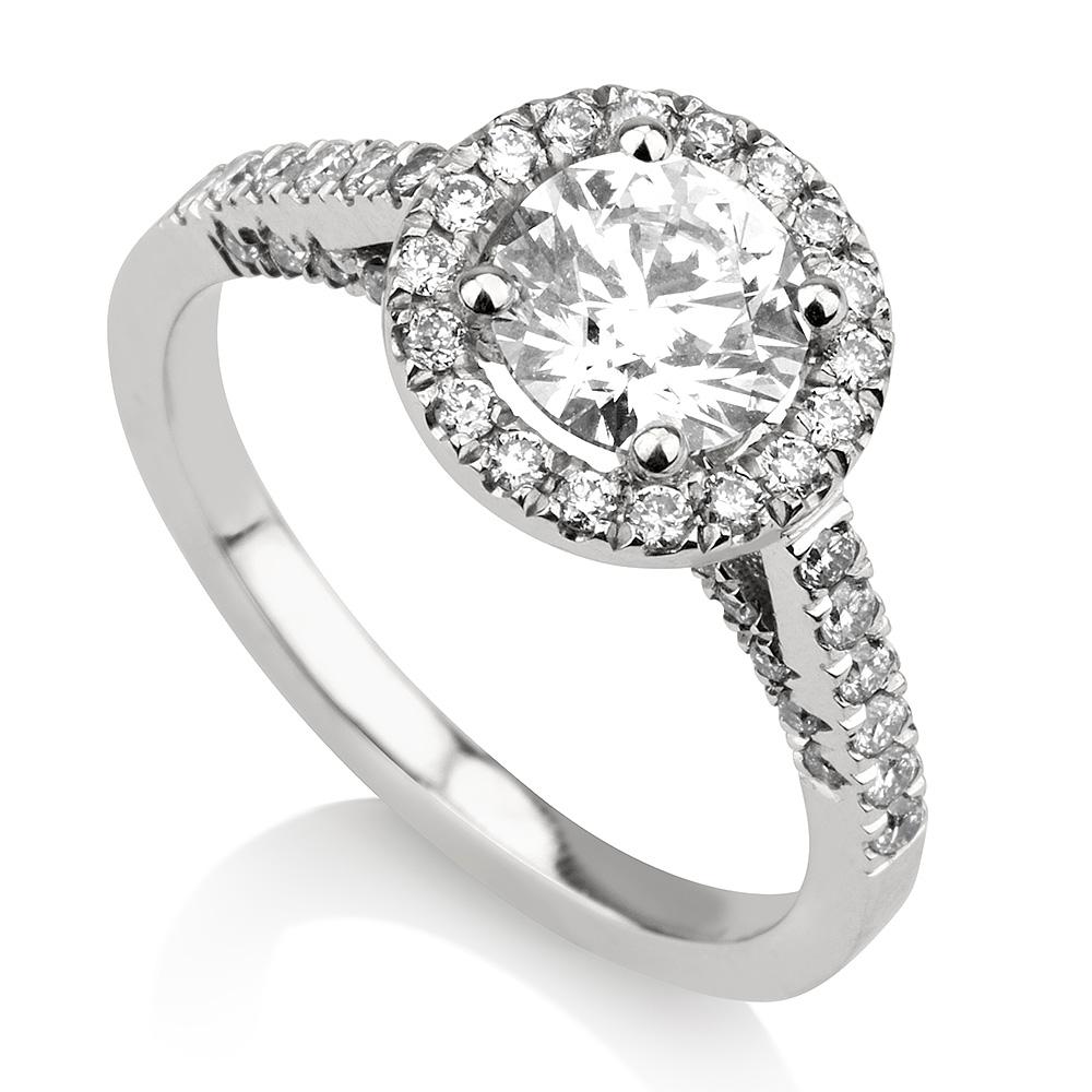 Art Deco 1.62 Carat GIA Certified Diamond Ring in 18 Karat White Gold - Shlomit Rogel For Sale