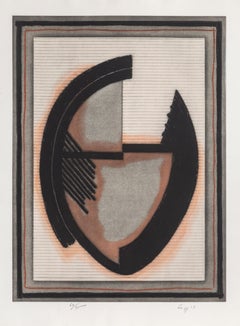 Situation #2, Gravure abstraite minimaliste de Shlomo Cassos