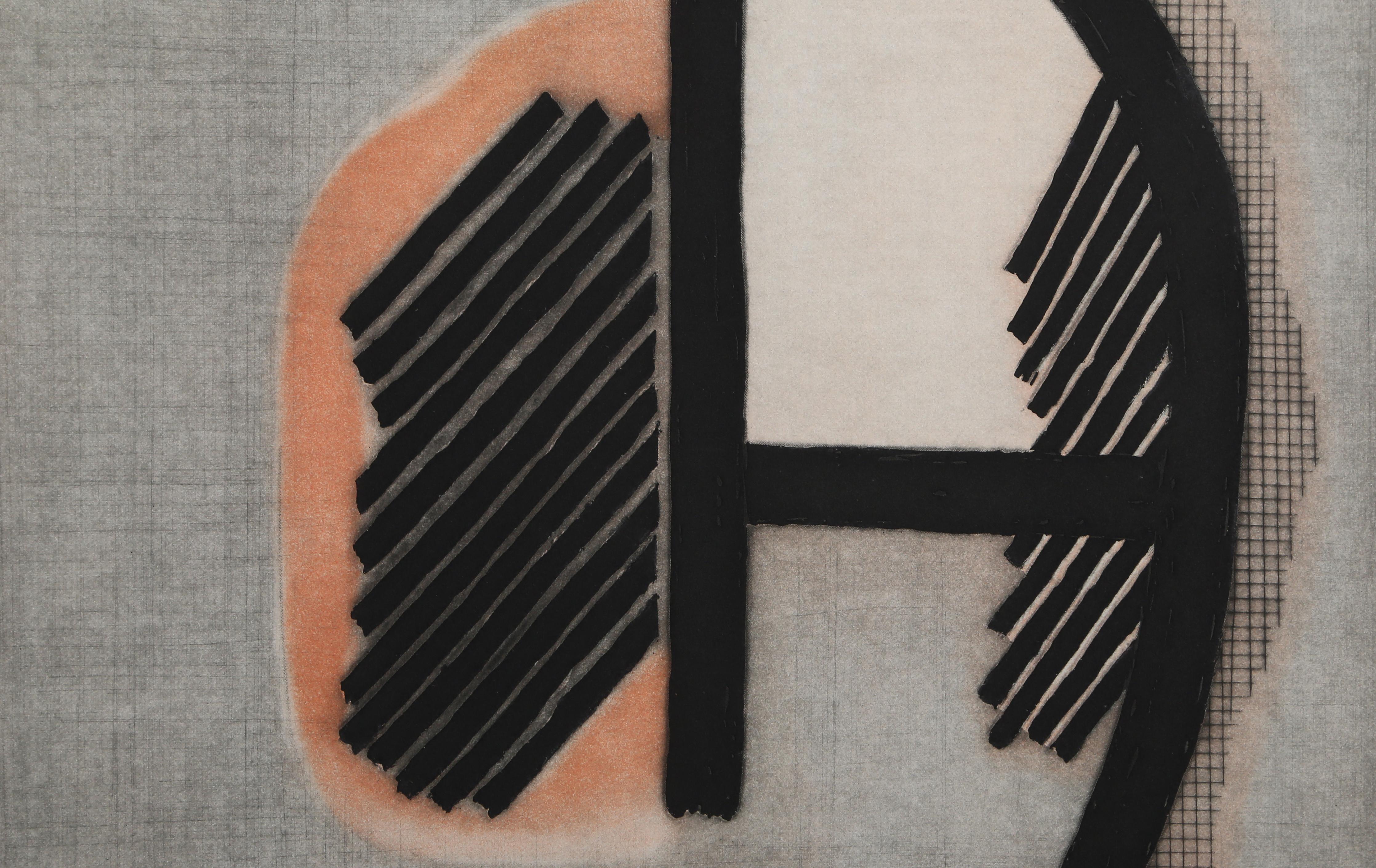Situation #3, Gravure abstraite minimaliste de Shlomo Cassos en vente 1