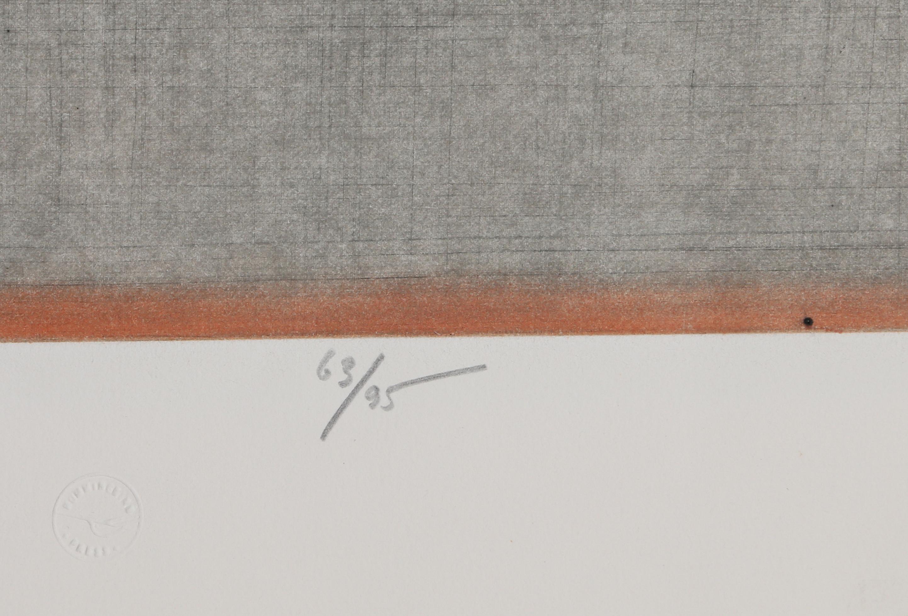 Situation #3, Gravure abstraite minimaliste de Shlomo Cassos en vente 2