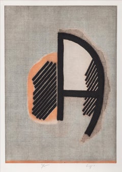 Situation #3, Gravure abstraite minimaliste de Shlomo Cassos