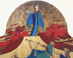 „The Ten Commandments“ Serigraphie Ausgabe 298/300 aus dem Passover-Portfolio