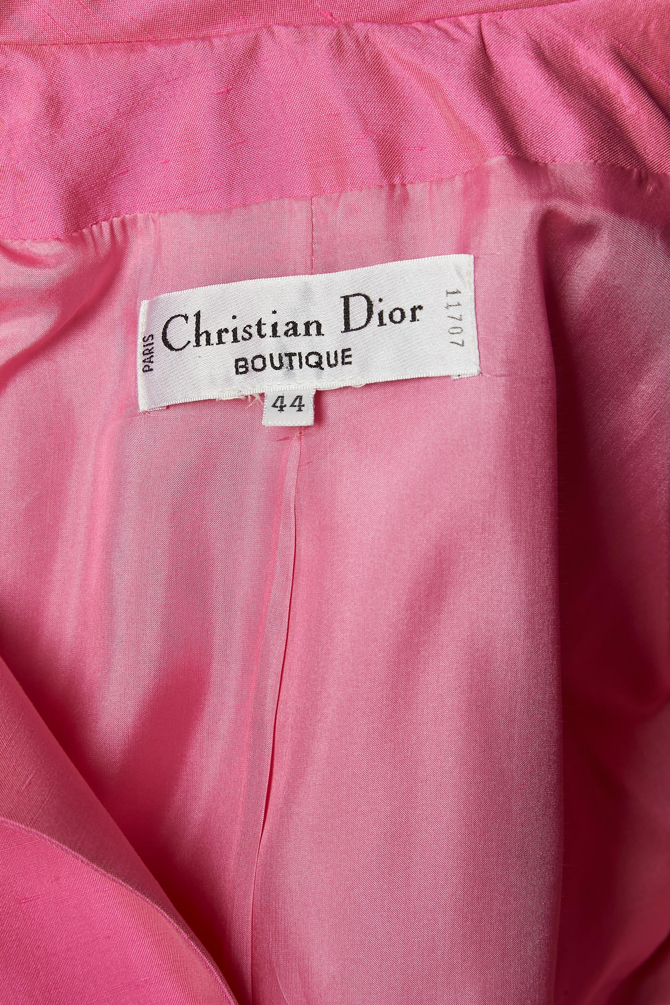Shocking Pinker Rock aus Rohsilber CHRISTIAN DIOR ca. 1980er Jahre im Angebot 9