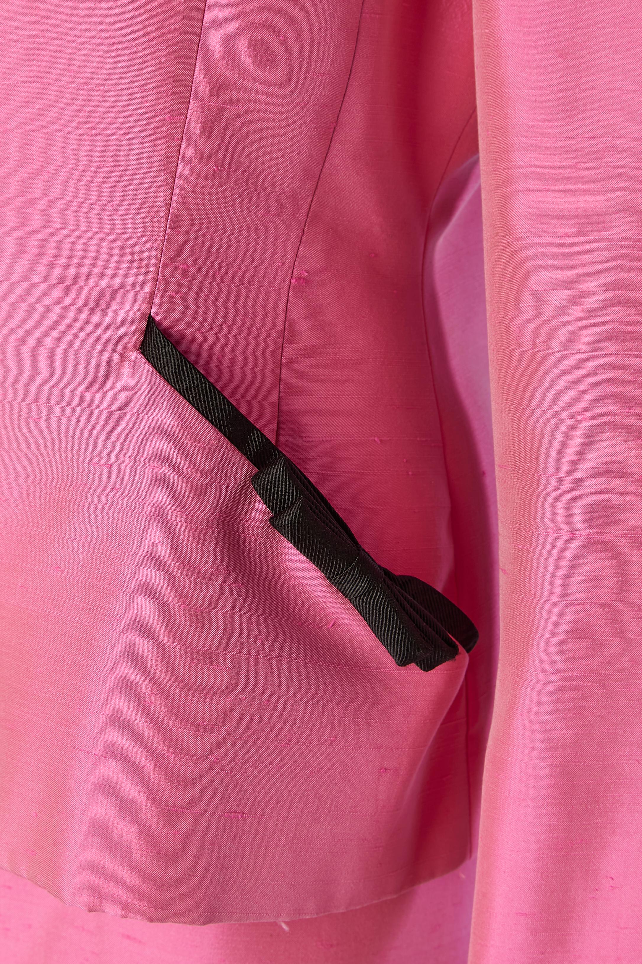 Shocking Pinker Rock aus Rohsilber CHRISTIAN DIOR ca. 1980er Jahre Damen im Angebot