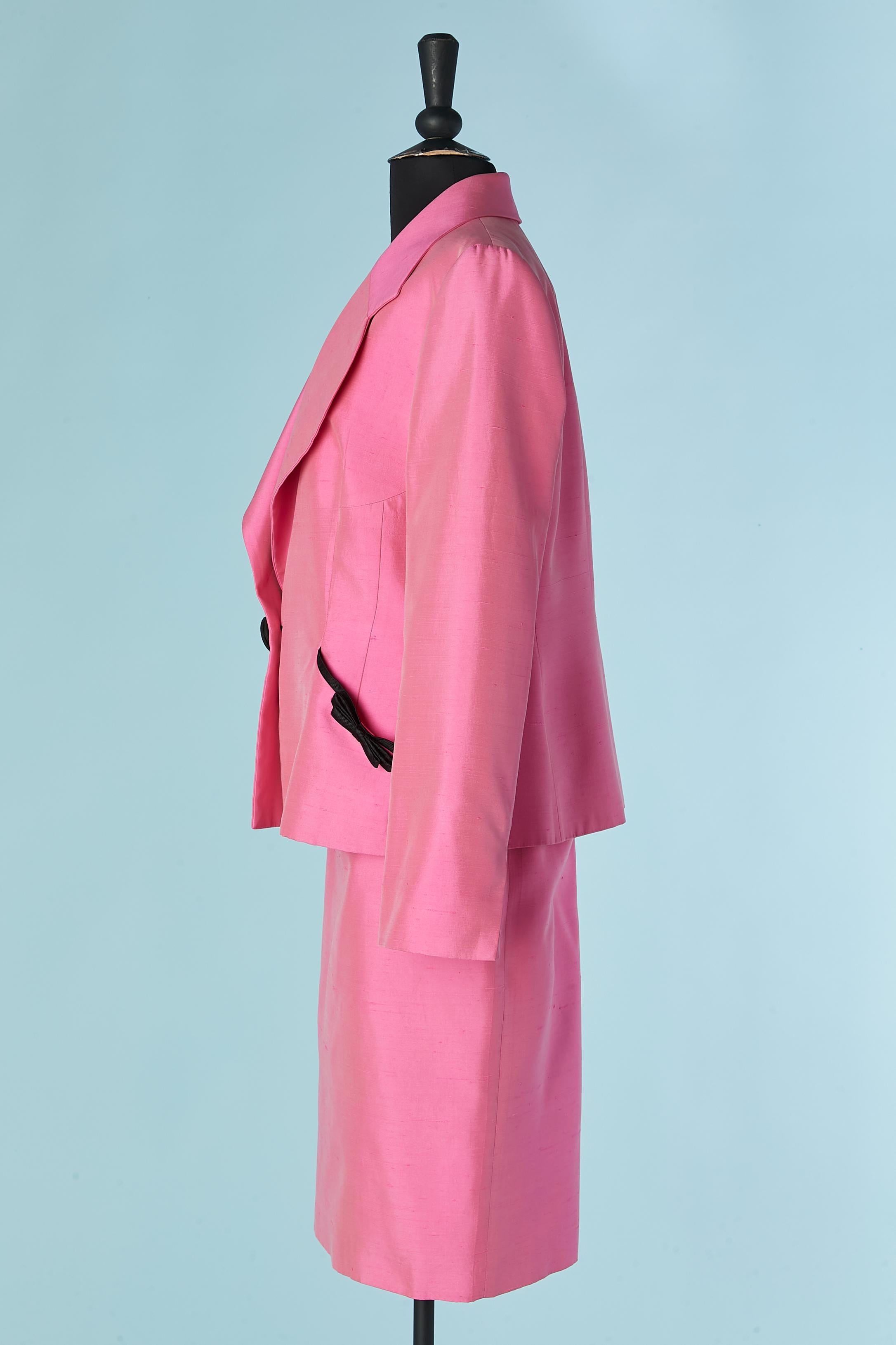 Shocking Pinker Rock aus Rohsilber CHRISTIAN DIOR ca. 1980er Jahre im Angebot 1
