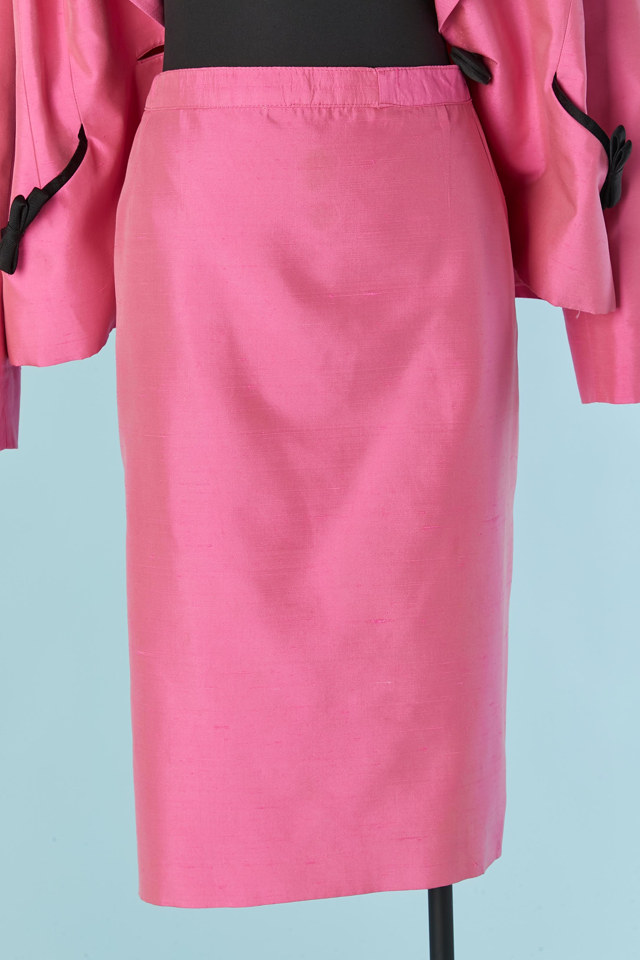 Shocking Pinker Rock aus Rohsilber CHRISTIAN DIOR ca. 1980er Jahre im Angebot 2