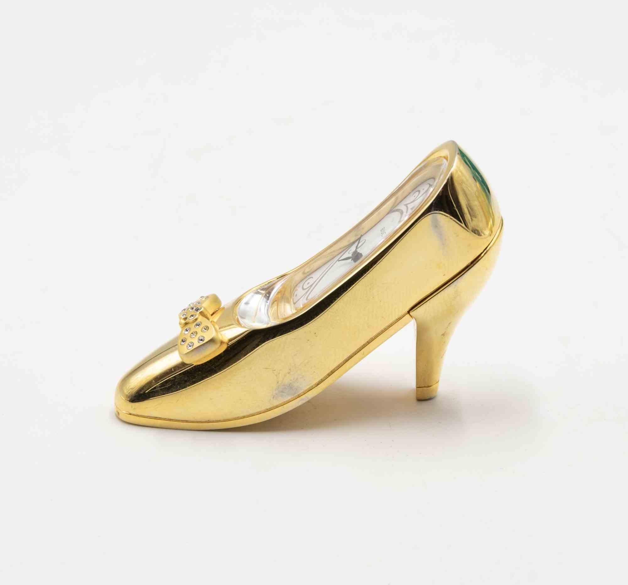 Shoe-Clock by Bucherer, 1970s In Good Condition For Sale In Roma, IT