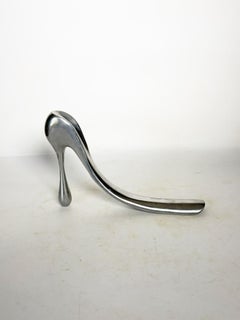 Shoehorn, sculpture form, aluminum, France, 1970