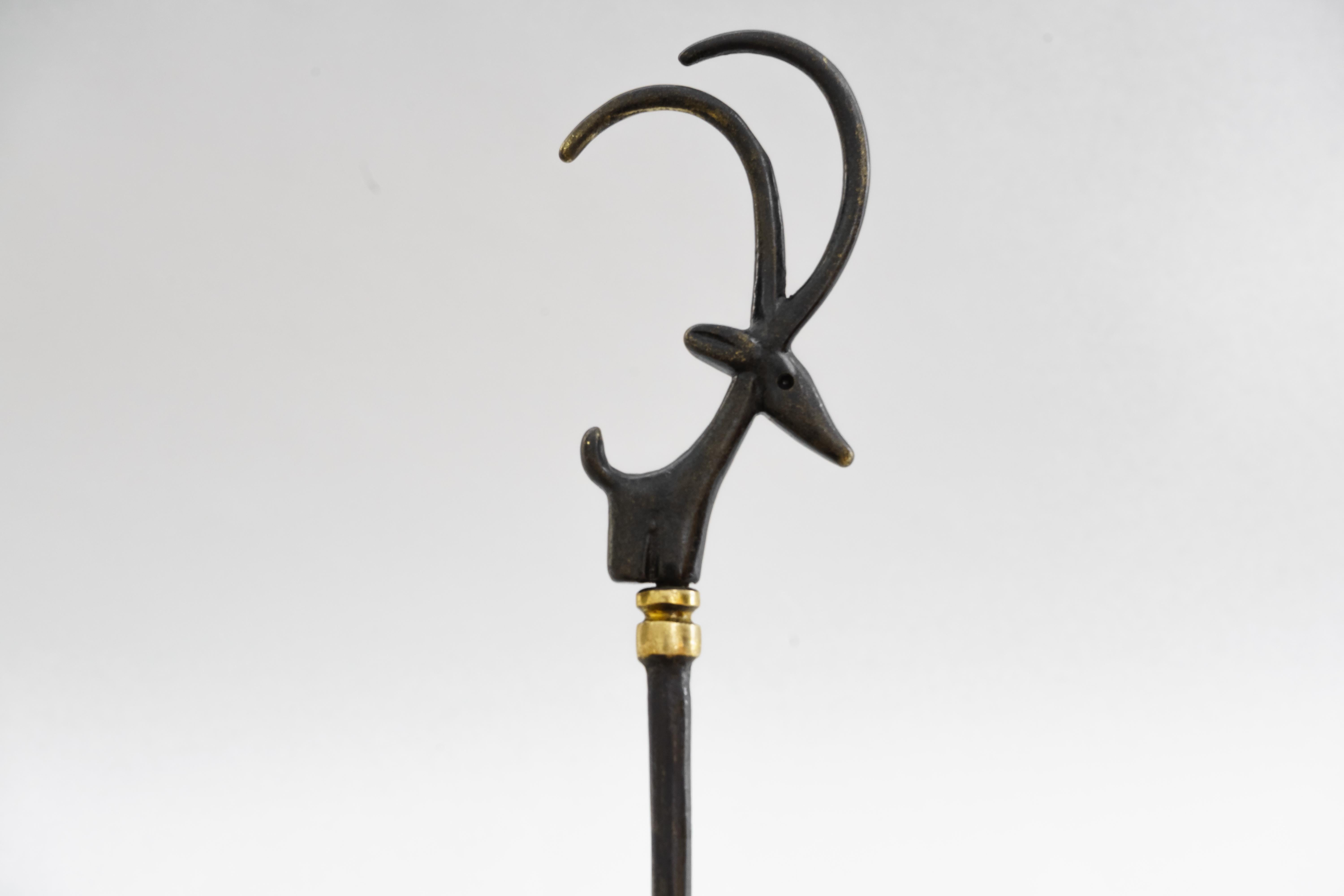 Shoehorn Shows a Capricorn by Walter Bosse In Good Condition In Wien, AT