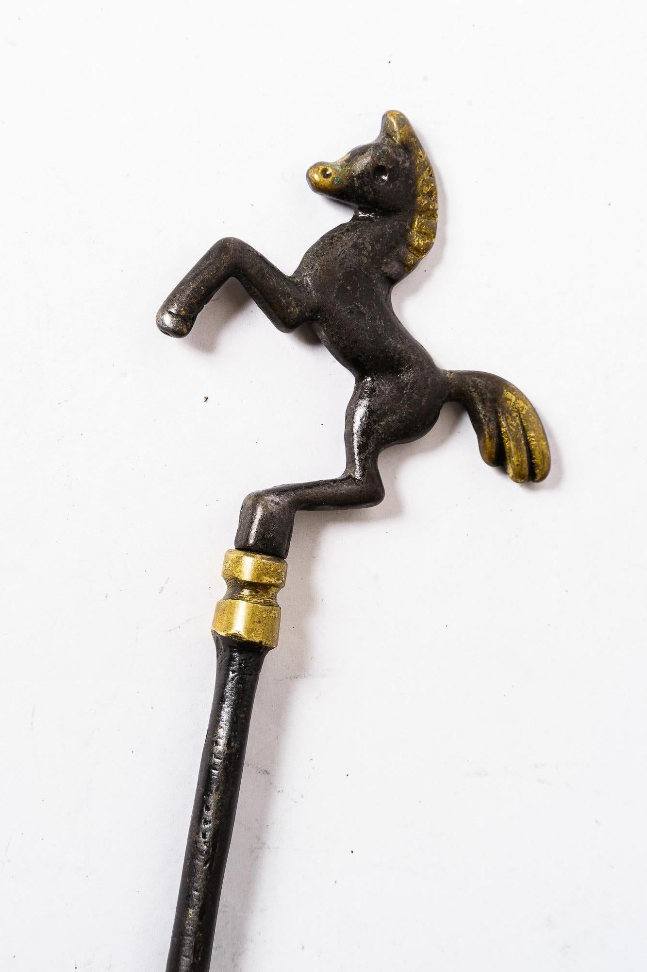 Austrian Shoehorn Shows a horse by Walter Bosse For Sale