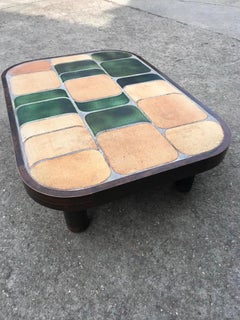 Table basse Shogun de Roger Capron, France, années 1960