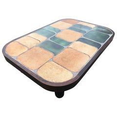 Table basse en céramique « Shogun » de Roger Capron, France, années 1960