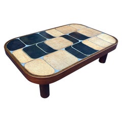 Table basse en céramique « Shogun » de Roger Capron, France, années 1960