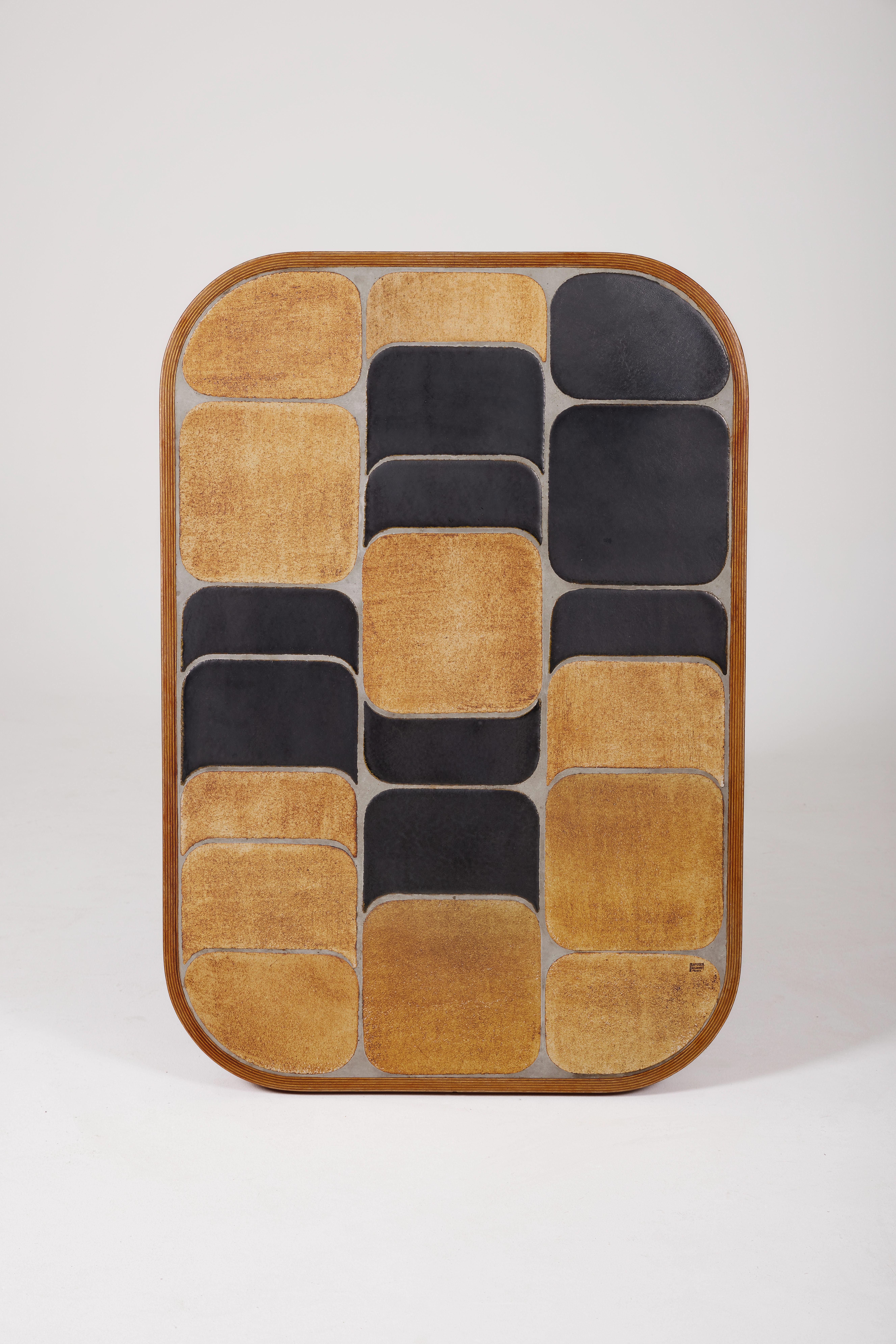 Shogun coffee table by Roger Capron, 1970s 4