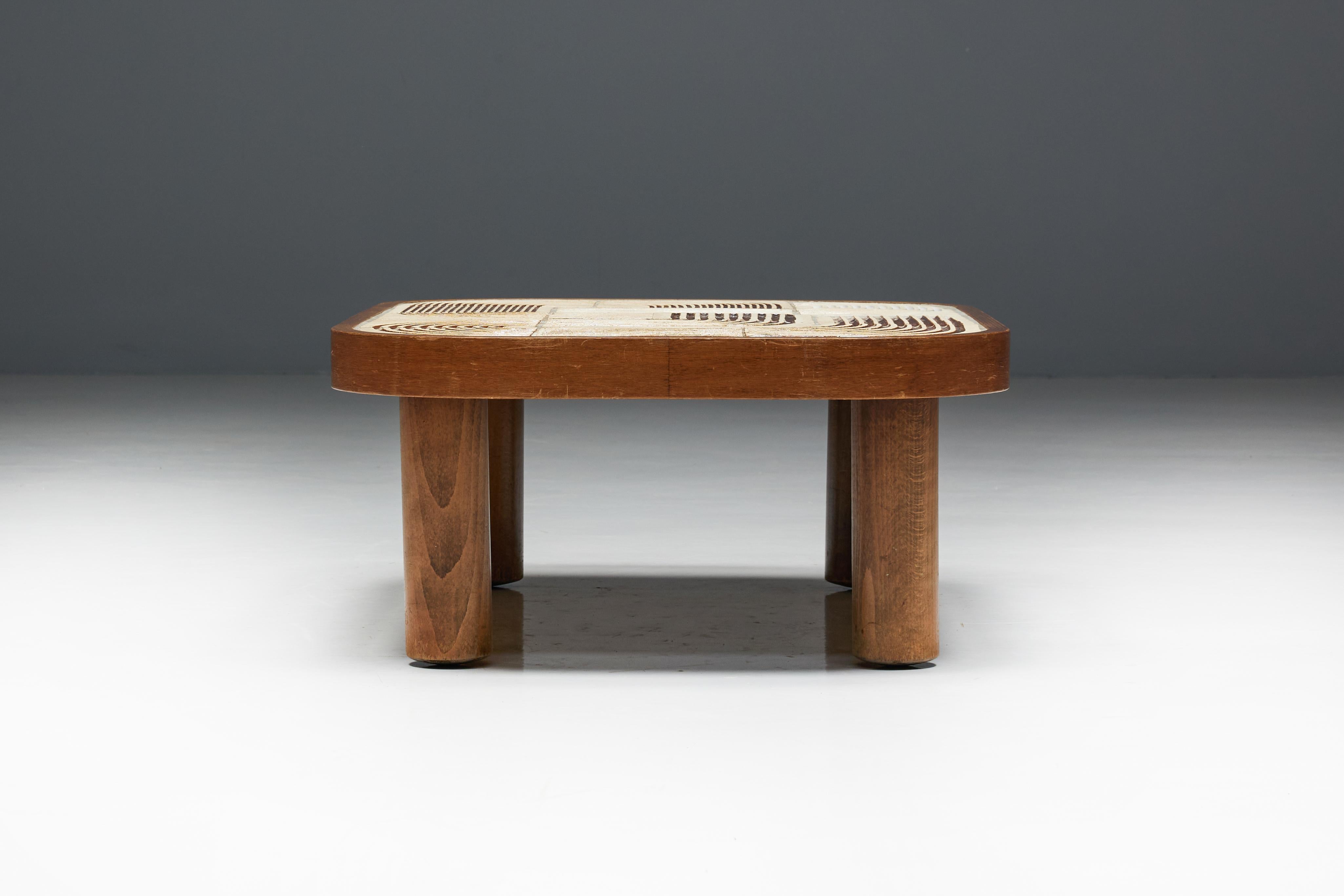 Table basse Shogun de Roger Capron, France, années 1960 6