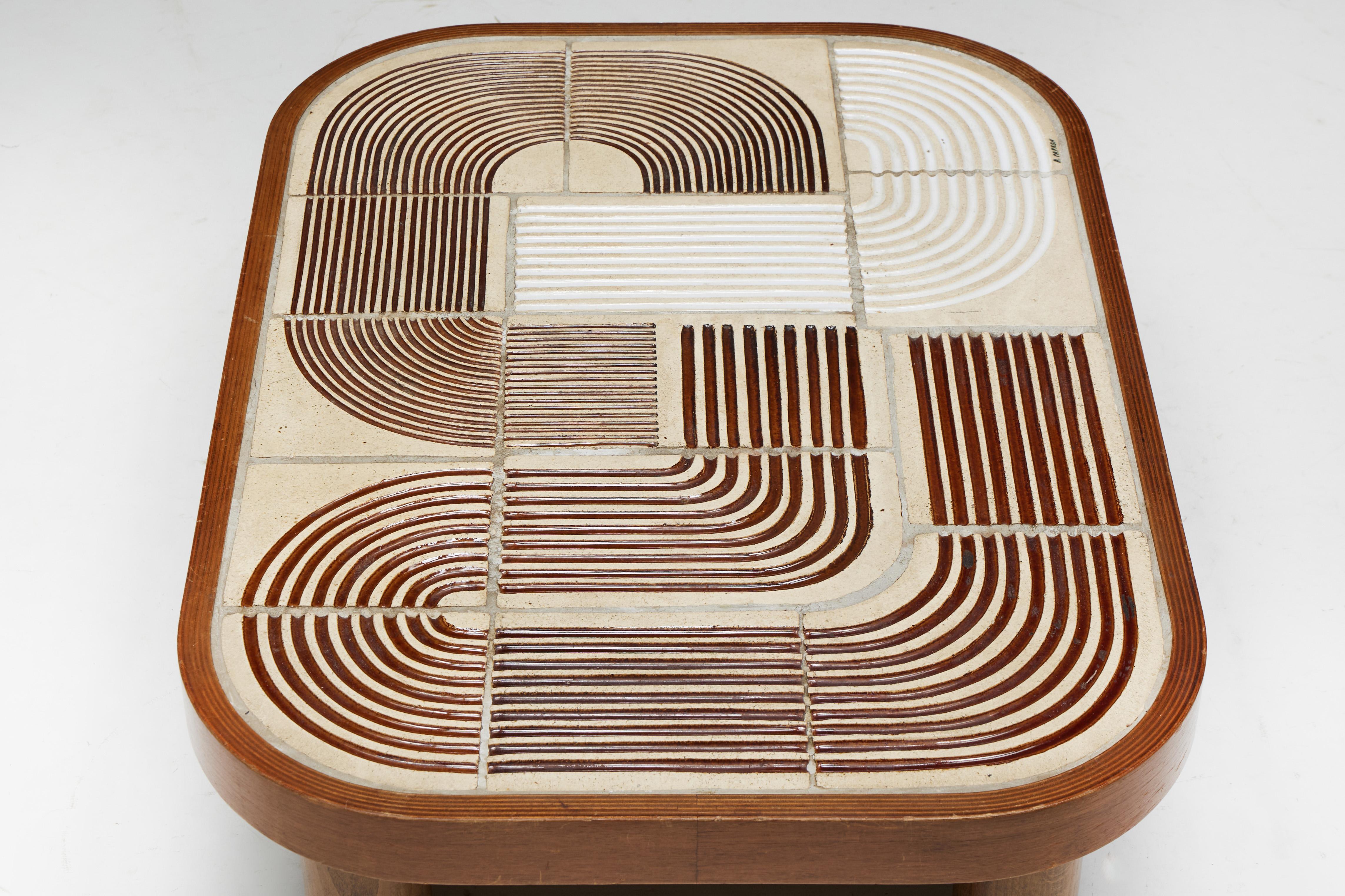 Table basse Shogun de Roger Capron, France, années 1960 7