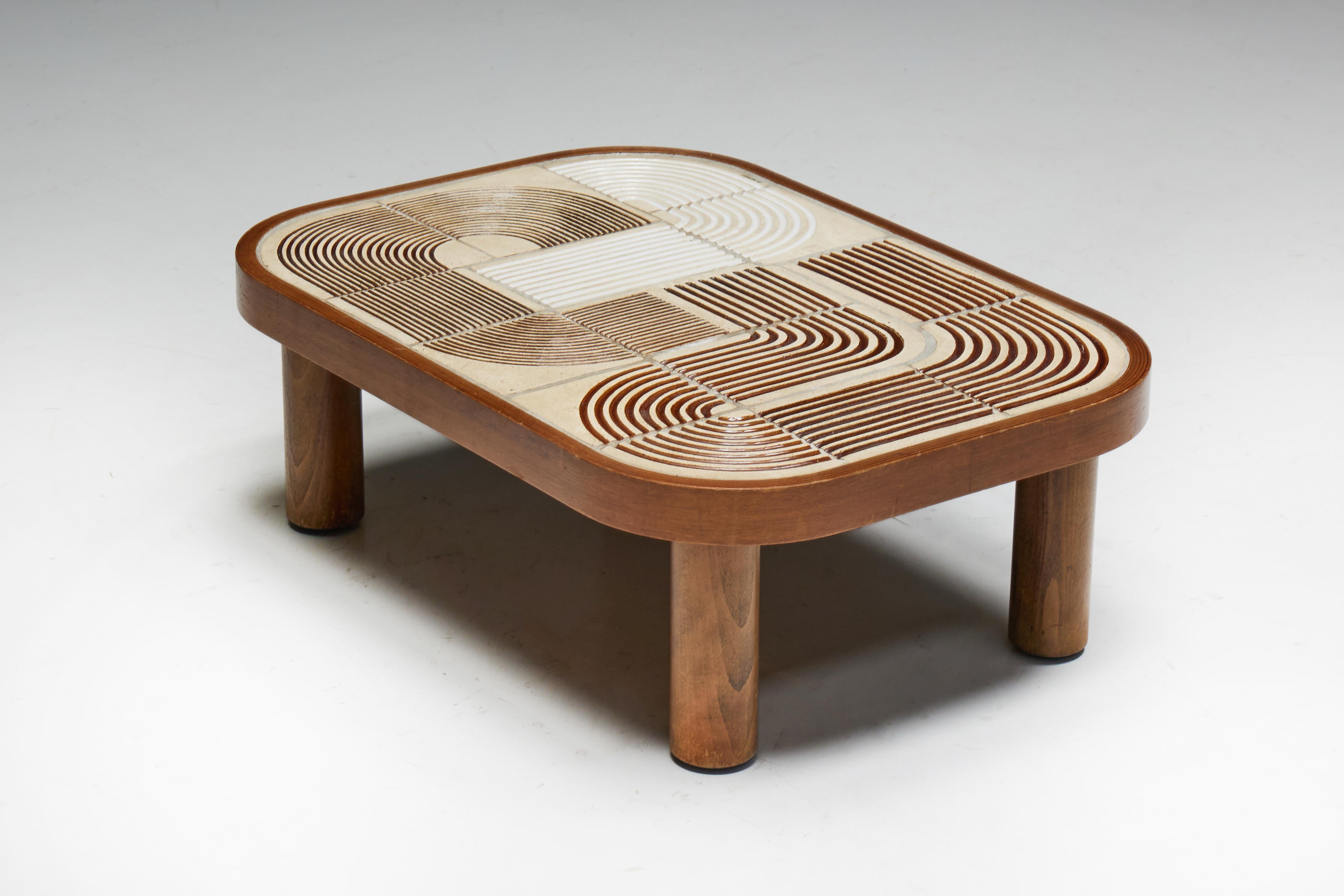 Table basse Shogun de Roger Capron, France, années 1960 9