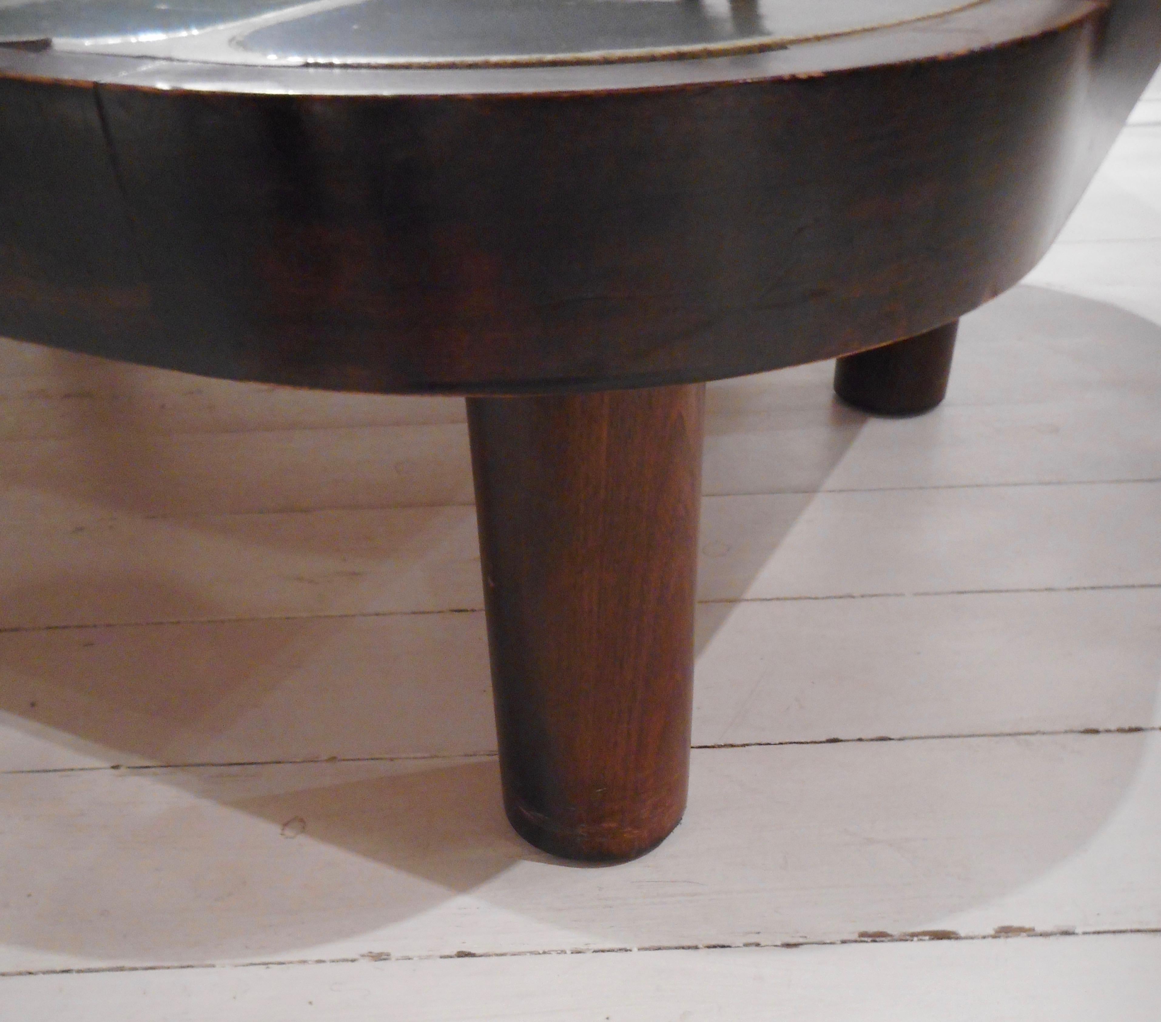 Mid-20th Century Shogun Coffee Table by Roger Capron, France For Sale