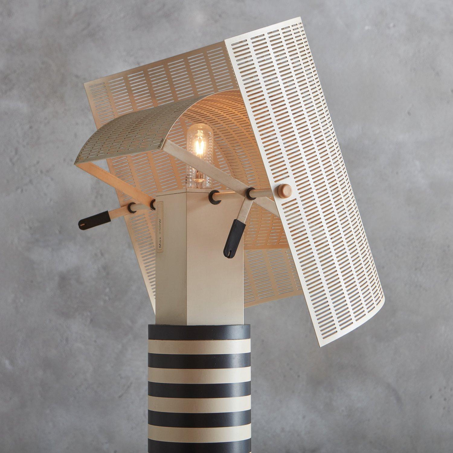 Shogun Stehlampe von Mario Botta für Artemide, 1980er Jahre  (Metall) im Angebot