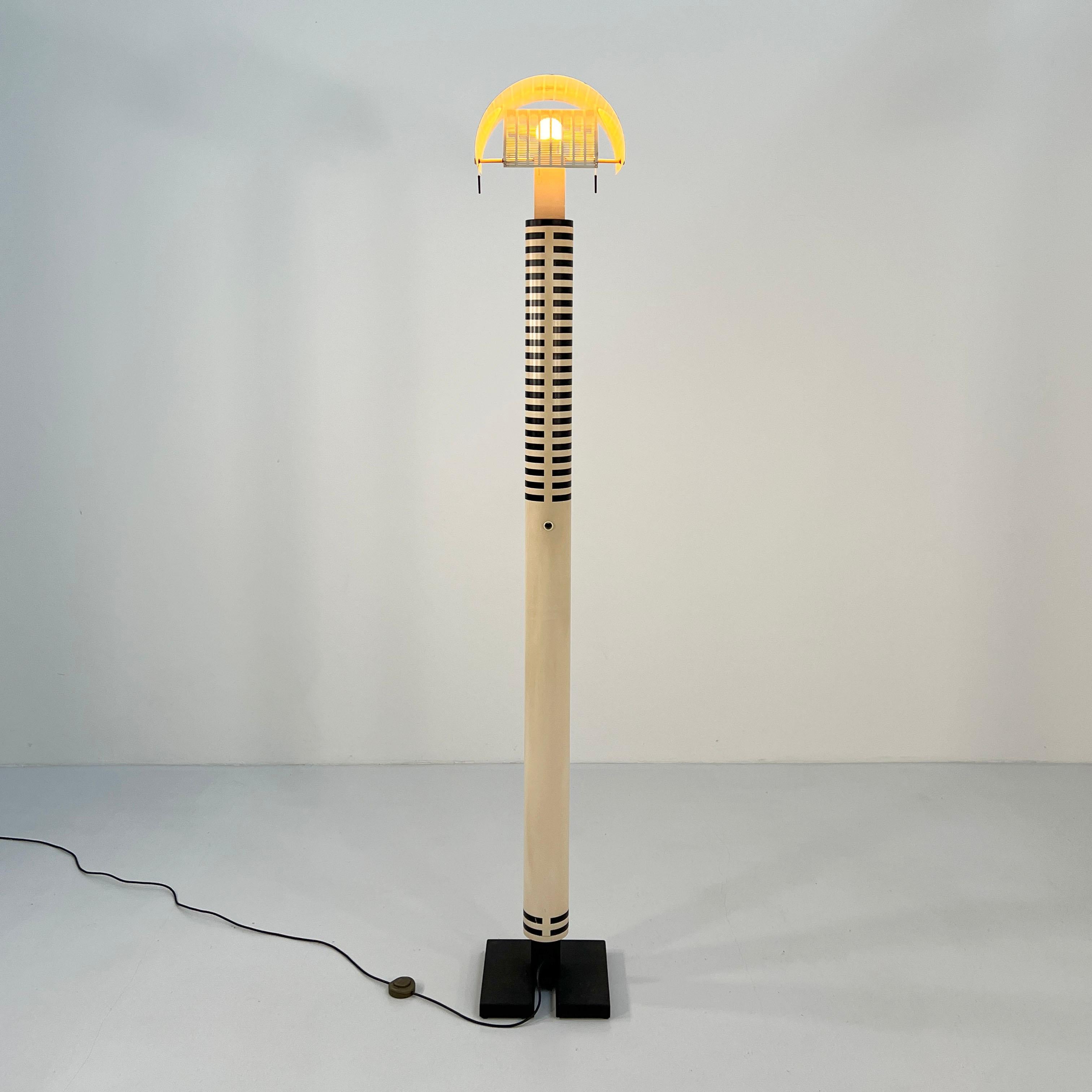 Metal Shogun Floorlamp by Mario Botta for Artemide, 1980s For Sale