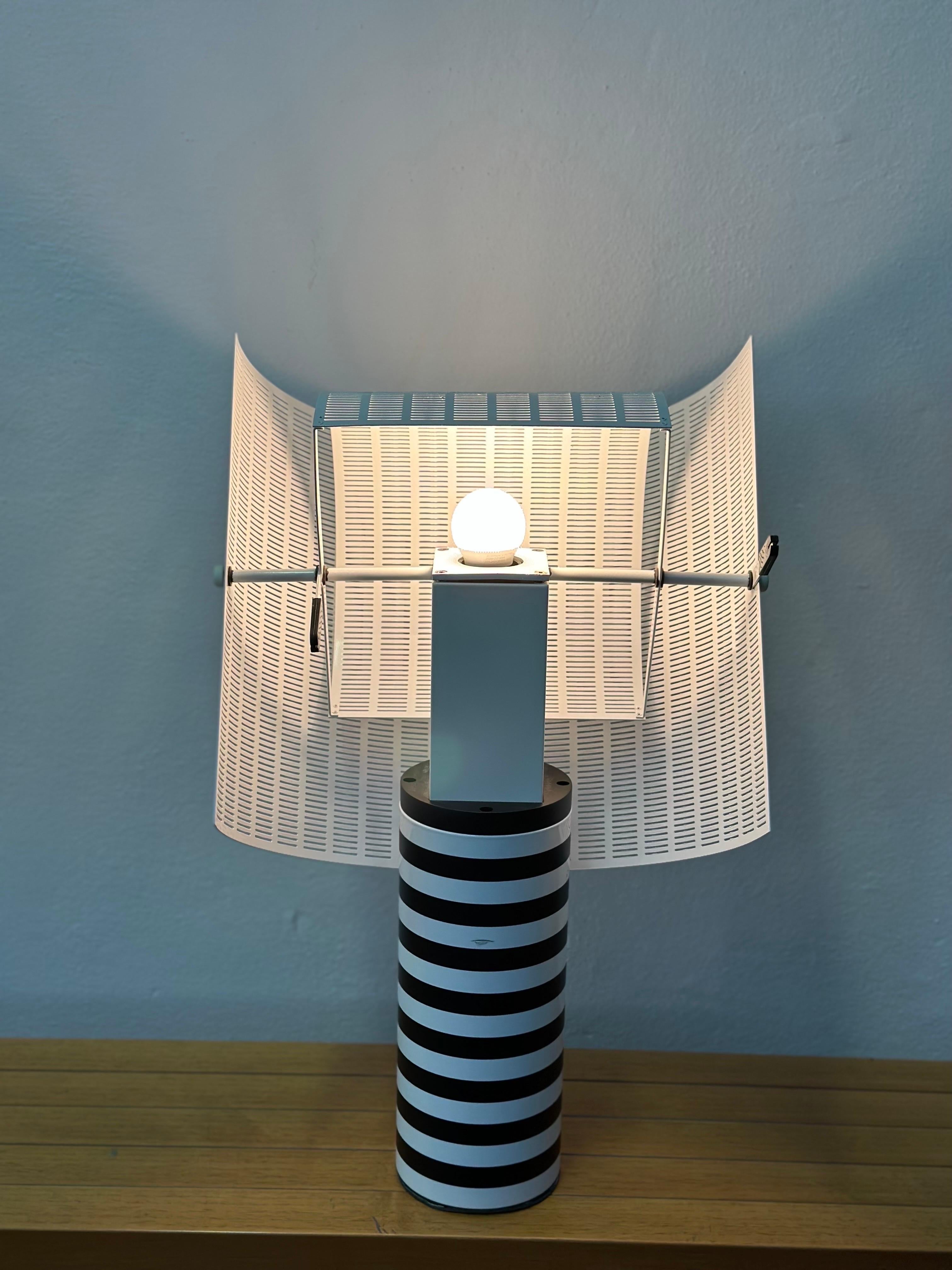  'Shogun' Table Lamp by Mario Botta Artemide Milano, 1980s 10