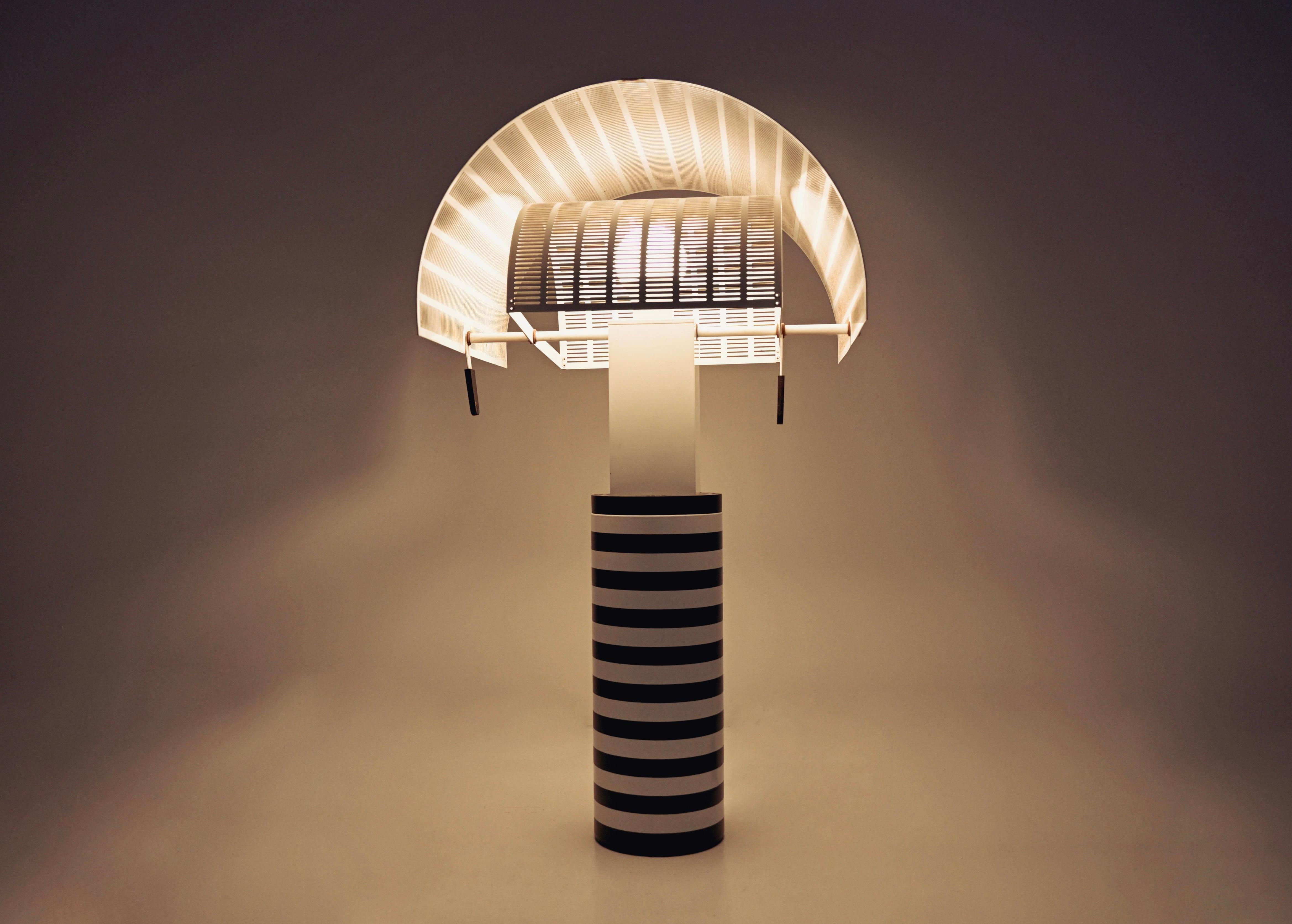 Shogun Table Lamp by Mario Botta for Artemide, 1980s In Good Condition In bruxelles, BE