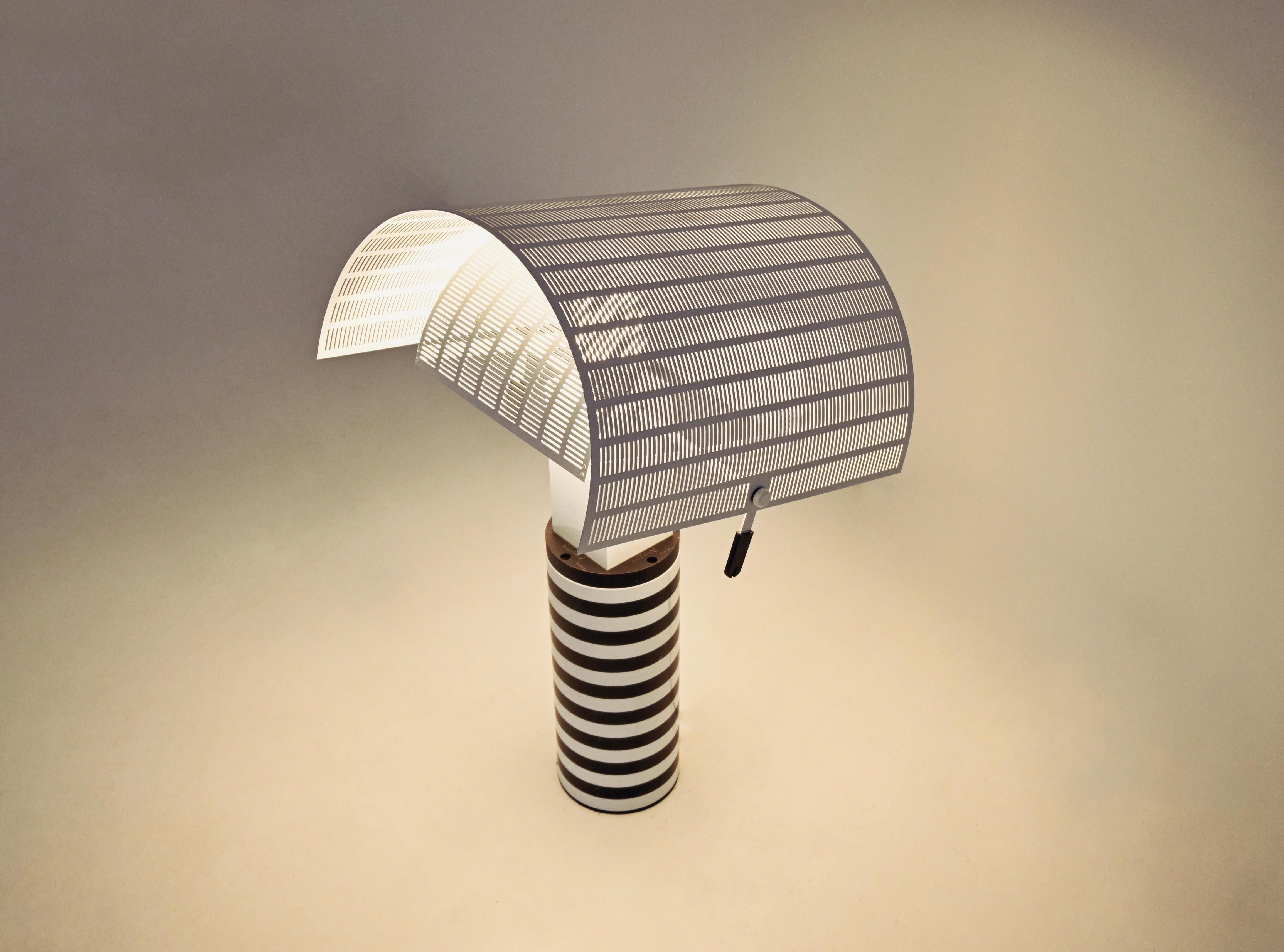 Shogun Table Lamp by Mario Botta for Artemide, 1980s In Good Condition In bruxelles, BE